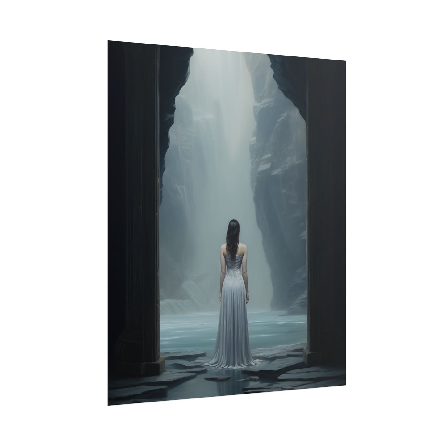Serenity in Nature: Tranquil Outdoor Scene - Poster