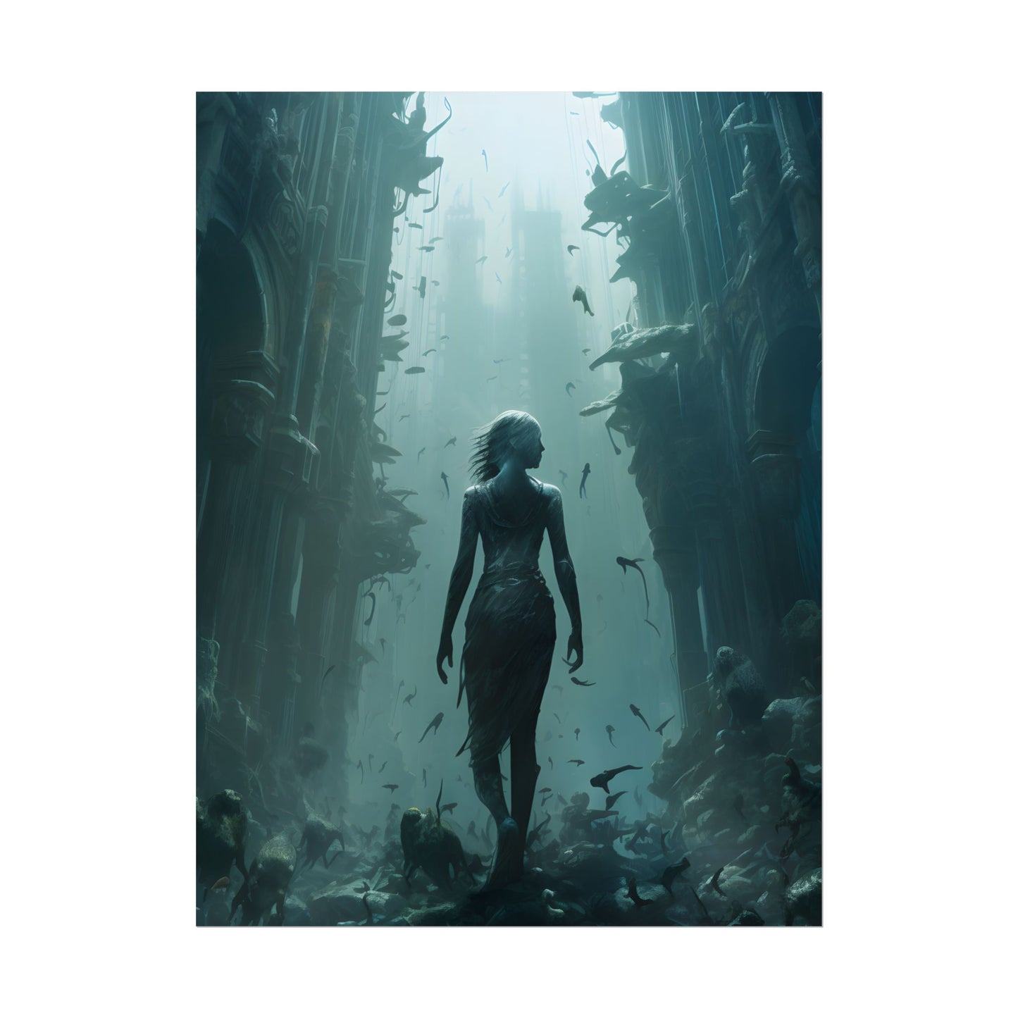 Ancient Underwater City: Hidden Ruins - Poster