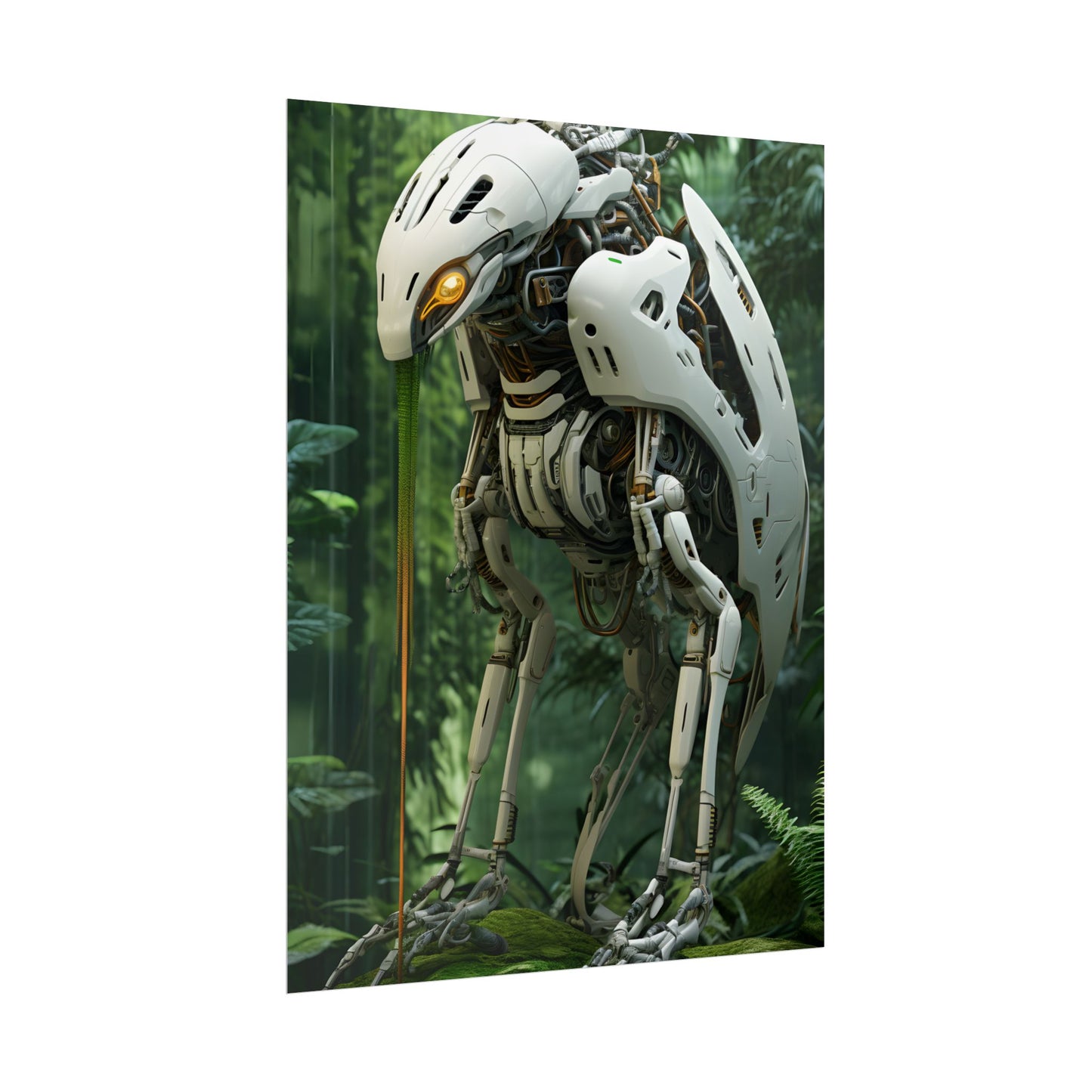 Robotic Wildlife Sanctuary: Six-Legged Creature Oasis - Poster