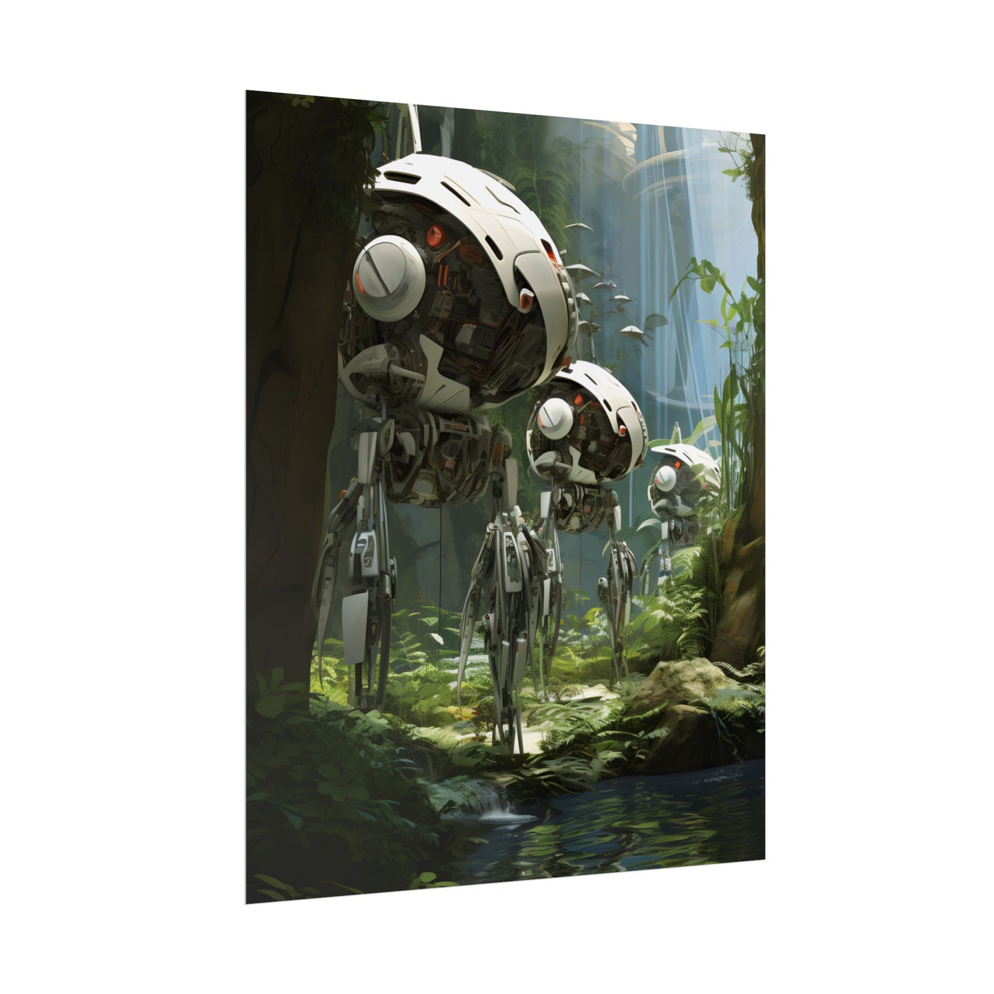A haven for wildlife, powered by artificial intelligence - Robotic Sanctuary - Poster