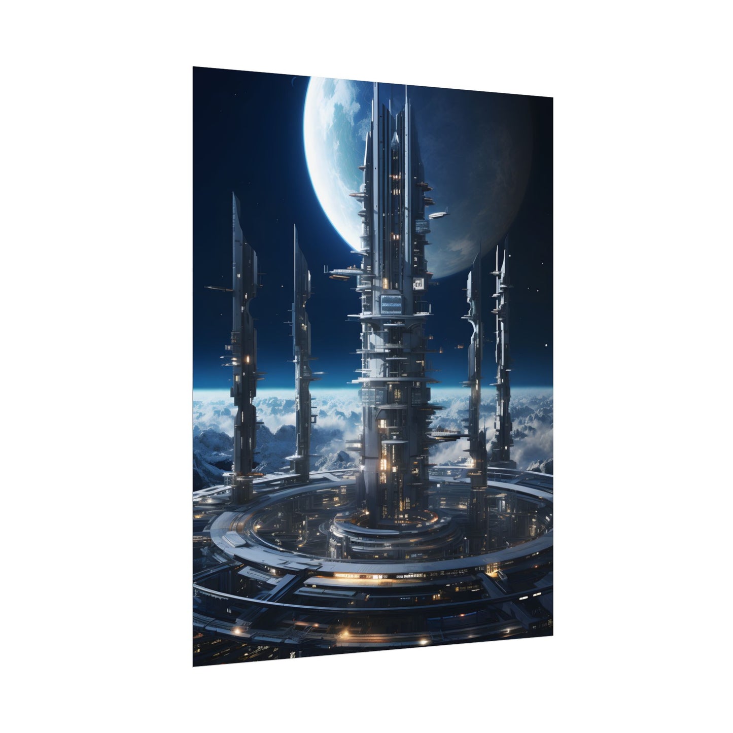 Aetherial Space Station: Isolated Horizon - Poster