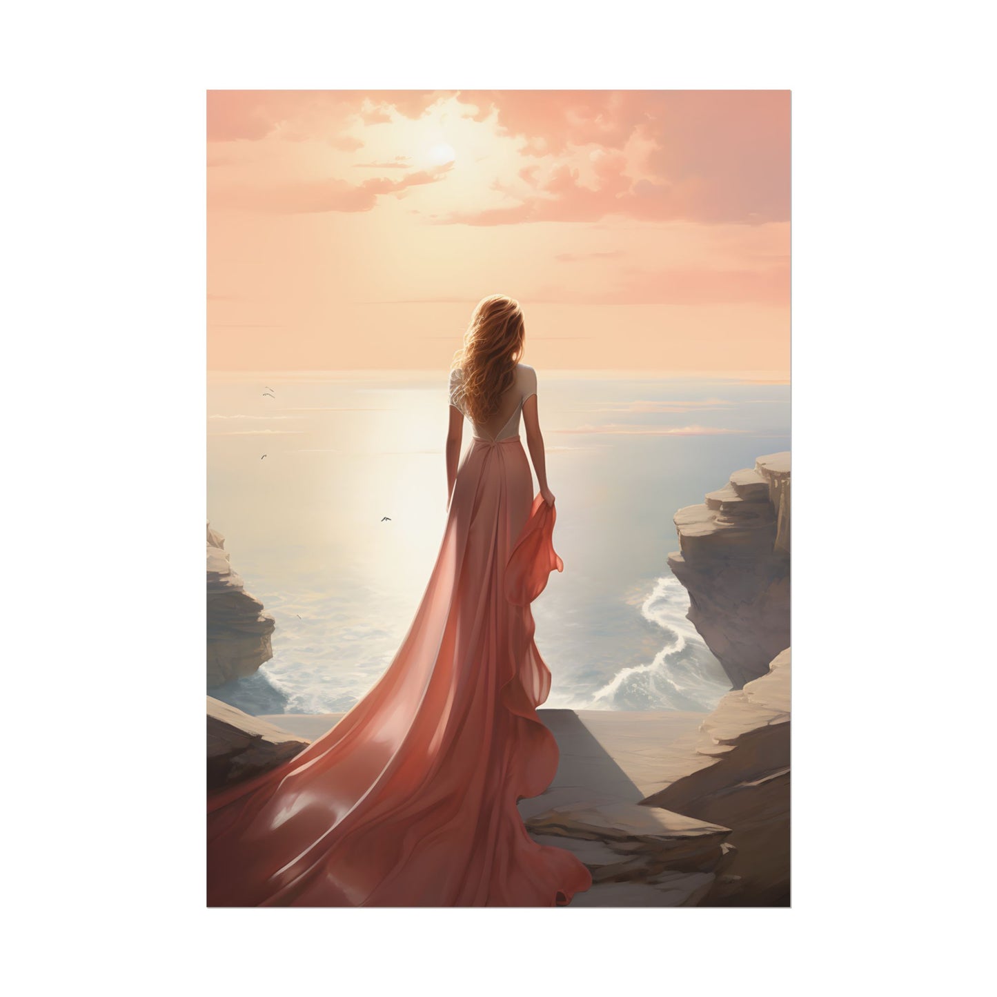 Studio Reflections: Moody Indoor Landscape - Poster