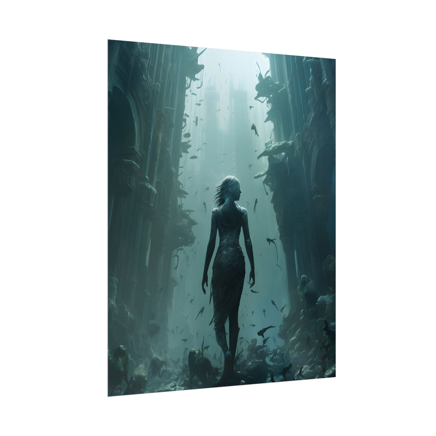 Ancient Underwater City: Hidden Ruins - Poster