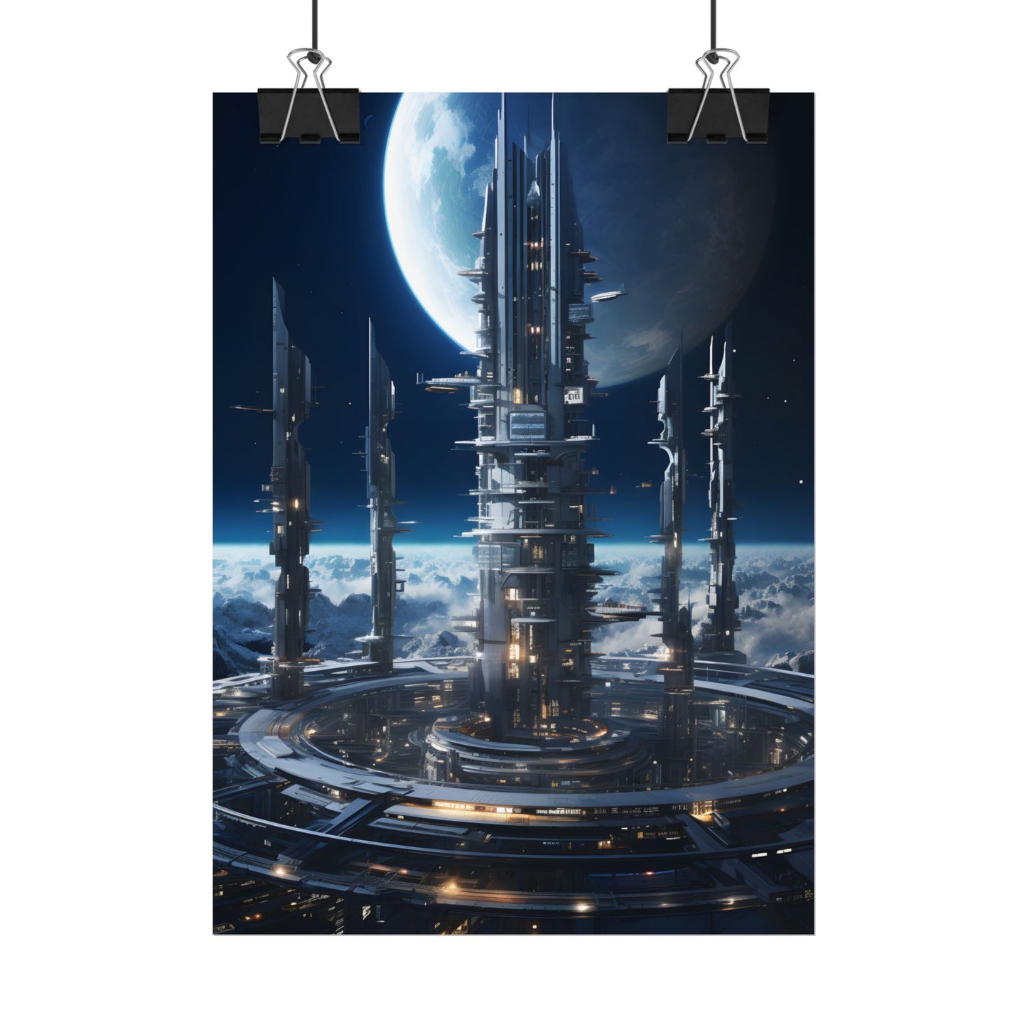 Aetherial Space Station: Isolated Horizon - Poster