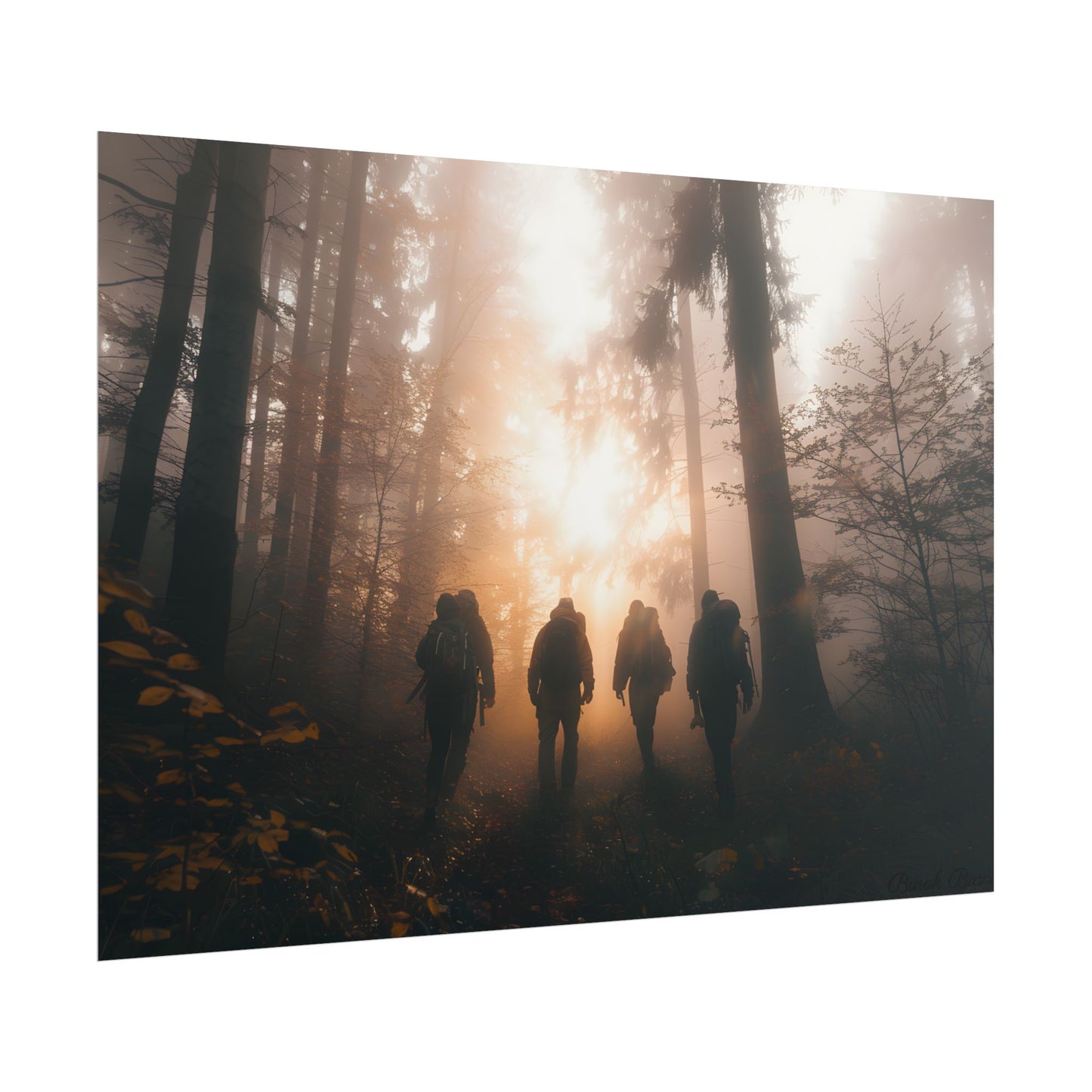 Adventure Through The Mysterious Forest: Group Expedition - Poster