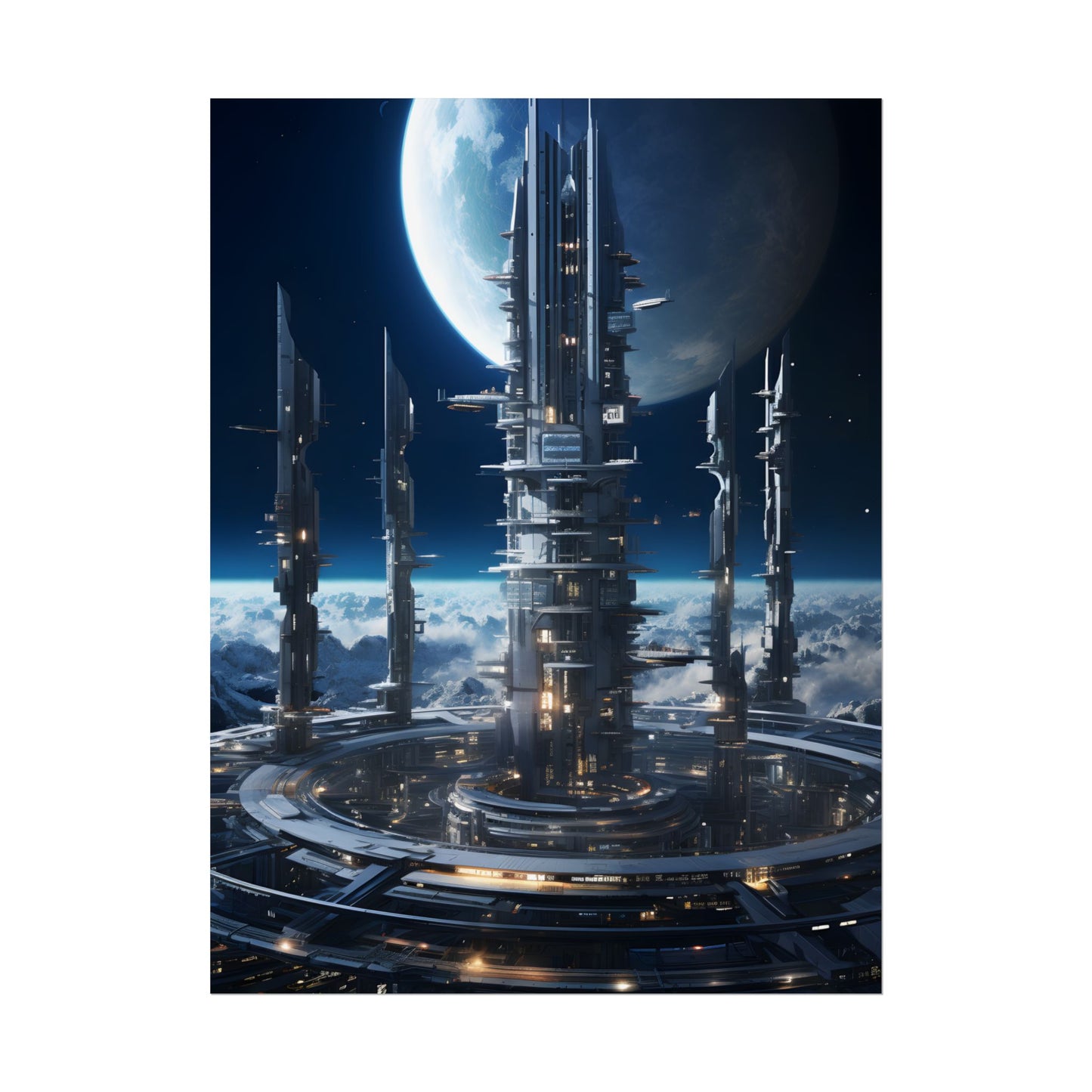 Aetherial Space Station: Isolated Horizon - Poster