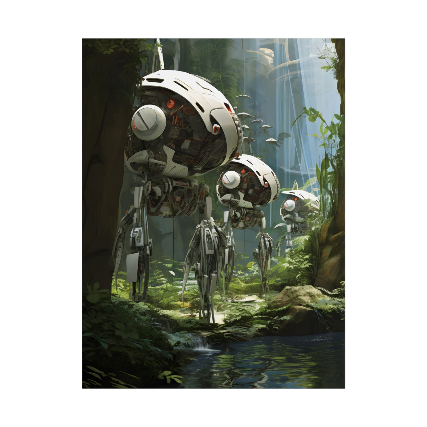 A haven for wildlife, powered by artificial intelligence - Robotic Sanctuary - Poster