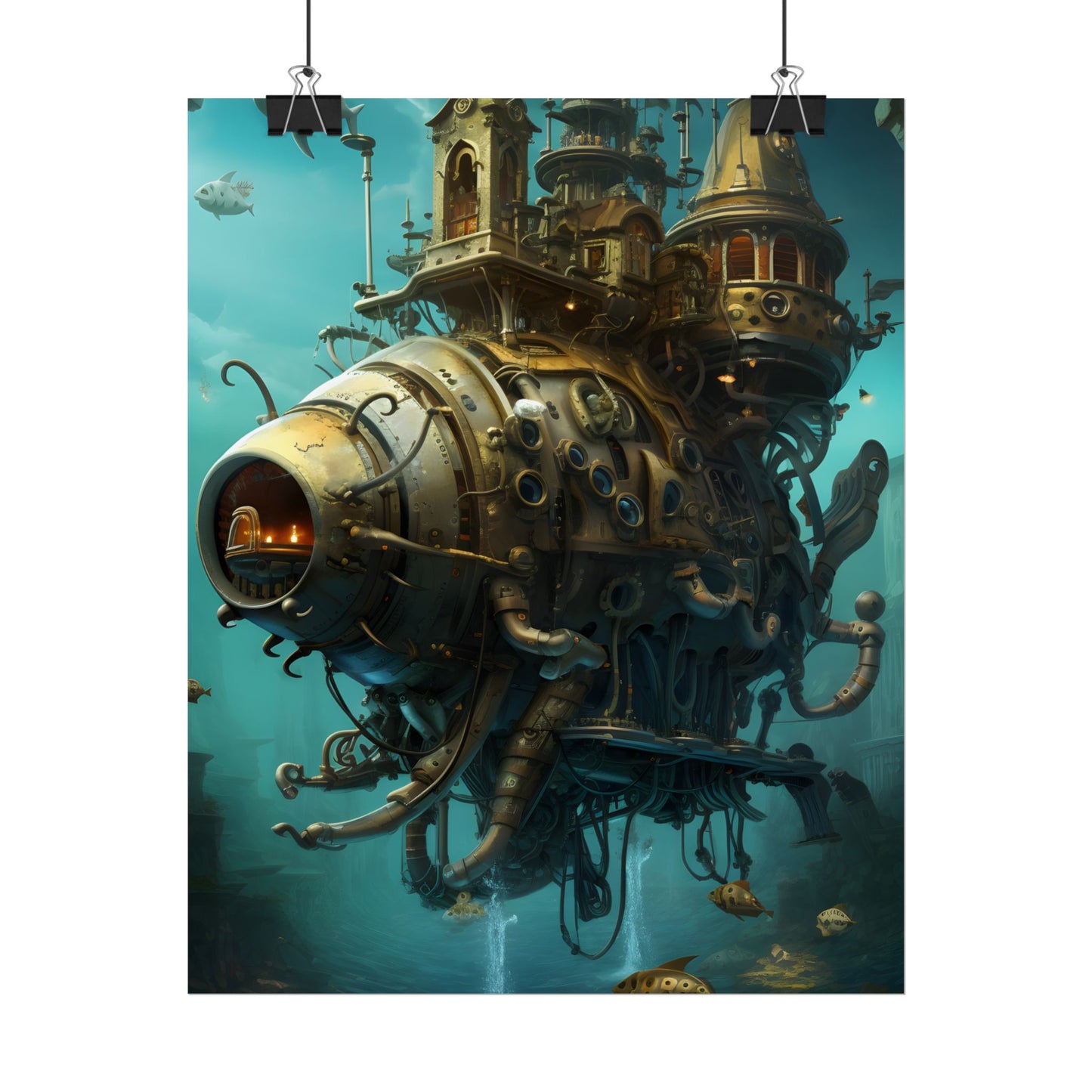 Steampunk Oceanic Adventure: Sailors on the High Seas - Poster