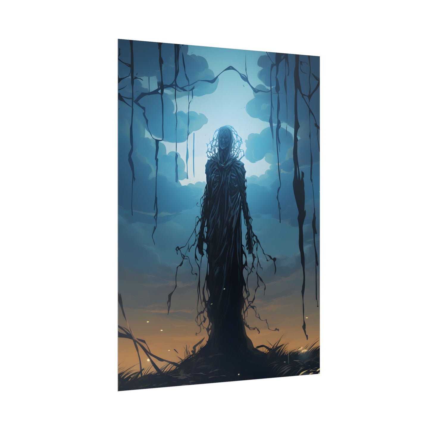 Writing Utensil Artwork: Creative Expression Above Paper - Poster