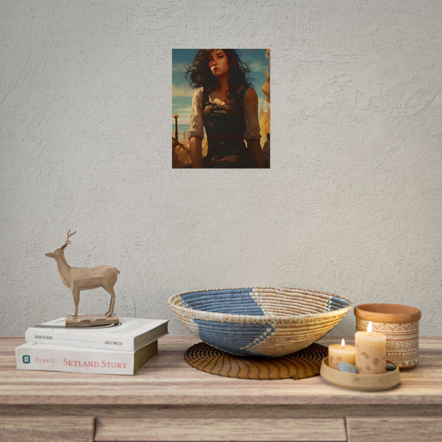 Casual Outdoor Moment: Person in Natural Setting - Poster