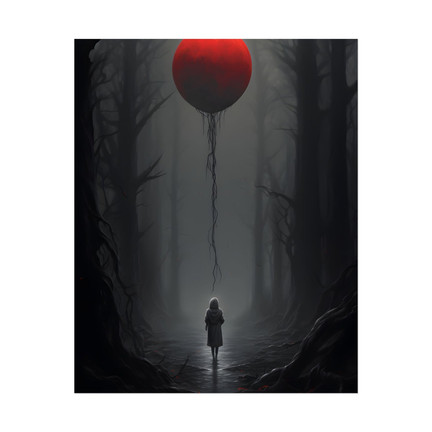 Youthful Moment: A Young Man in Nature's Outdoors - Poster