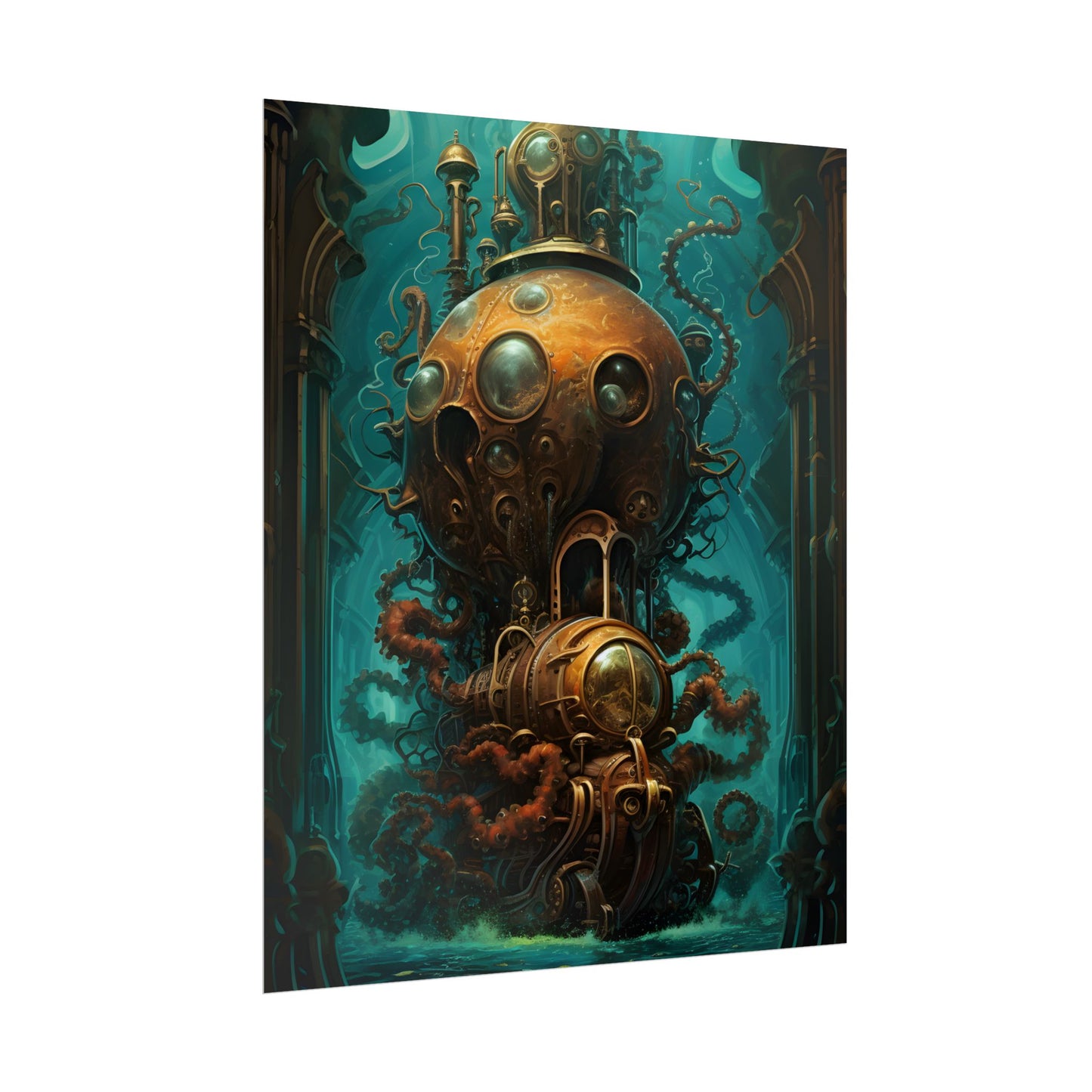 Underwater Steampunk Odyssey: A Captain Nemos Adventure - Poster