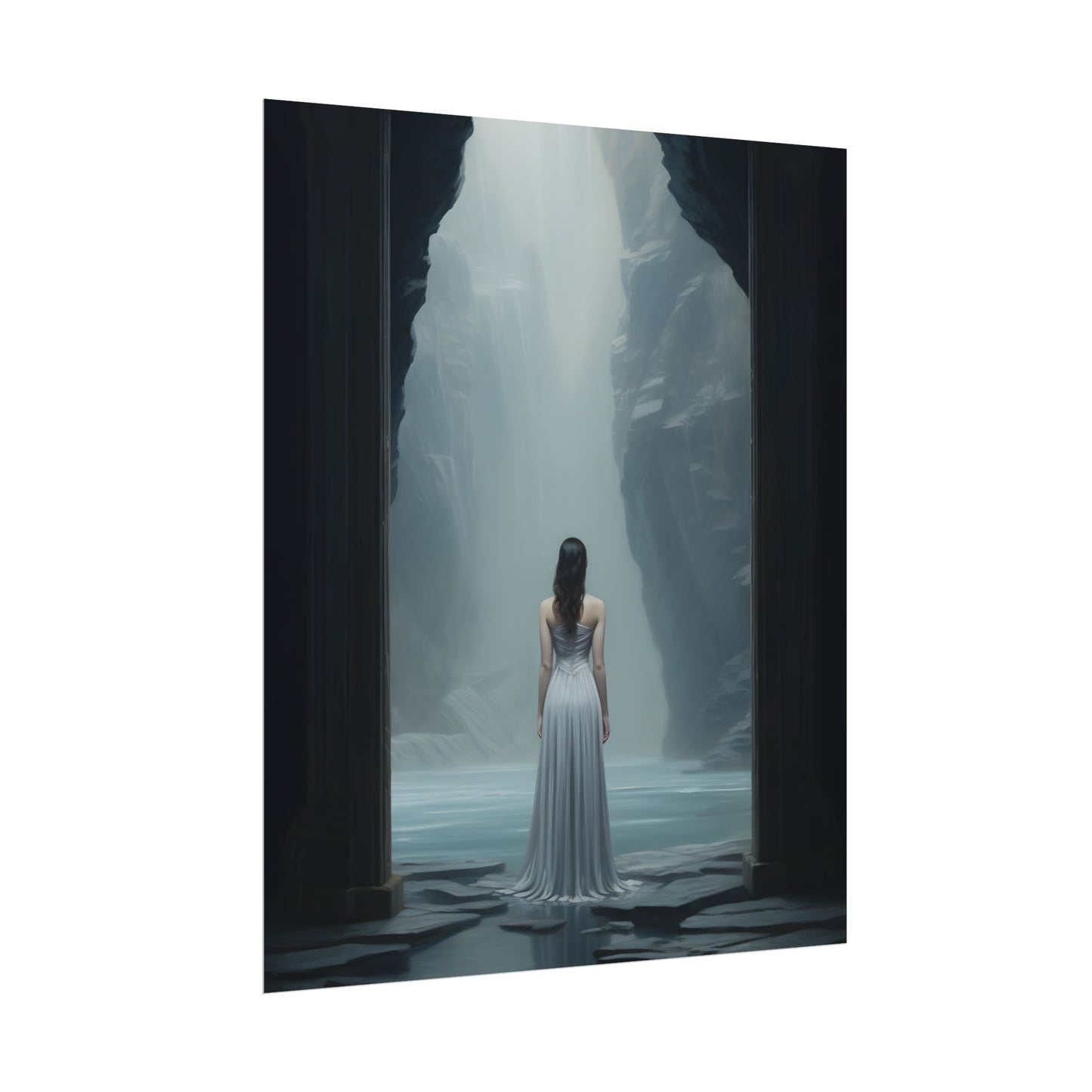 Serenity in Nature: Tranquil Outdoor Scene - Poster