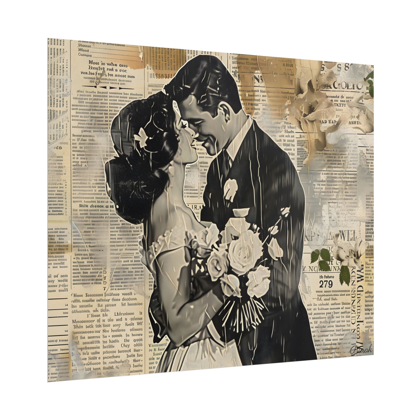 Vintage Romantic Couples: Whispers from the Past - Poster