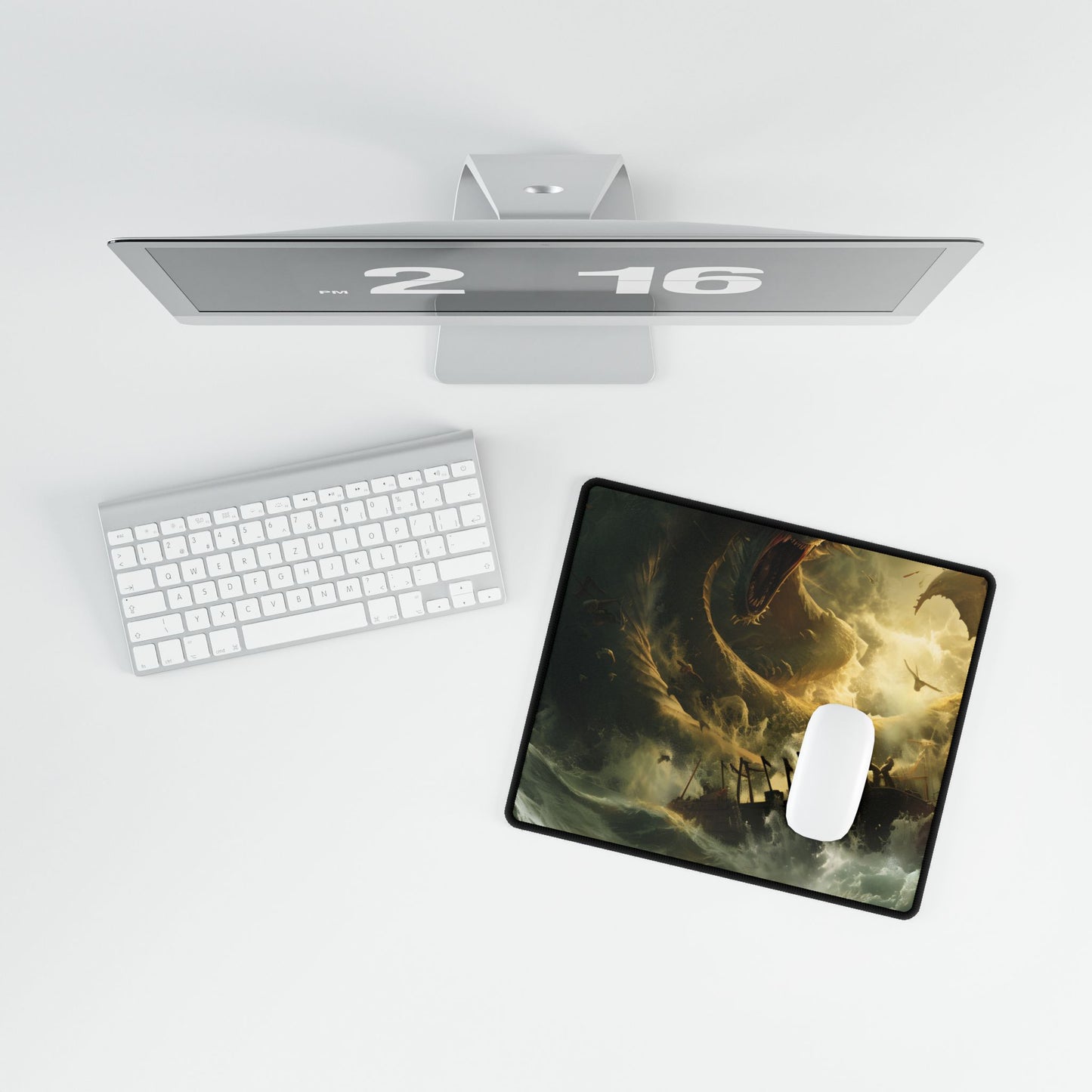 Ancient Mythical Sea Monsters: Fearsome Creatures of Legend - Desk Mat