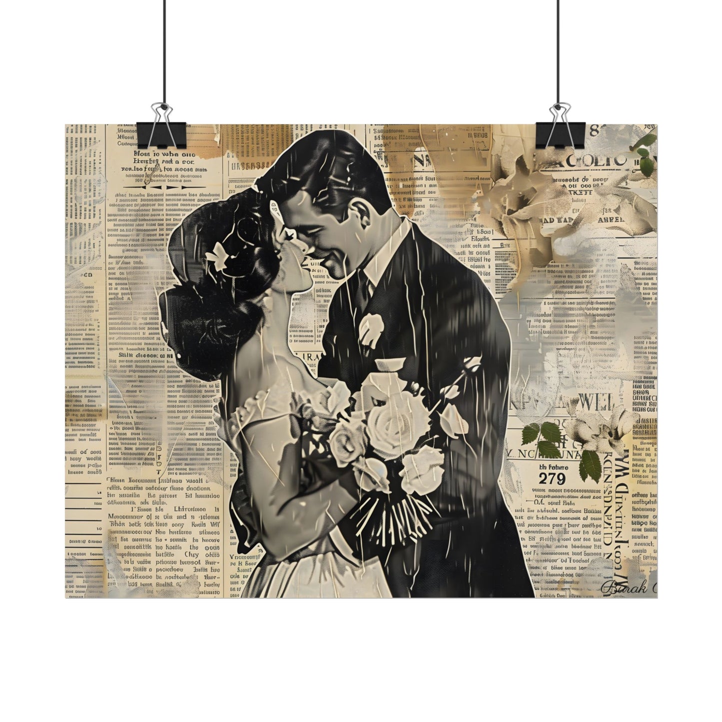 Vintage Romantic Couples: Whispers from the Past - Poster