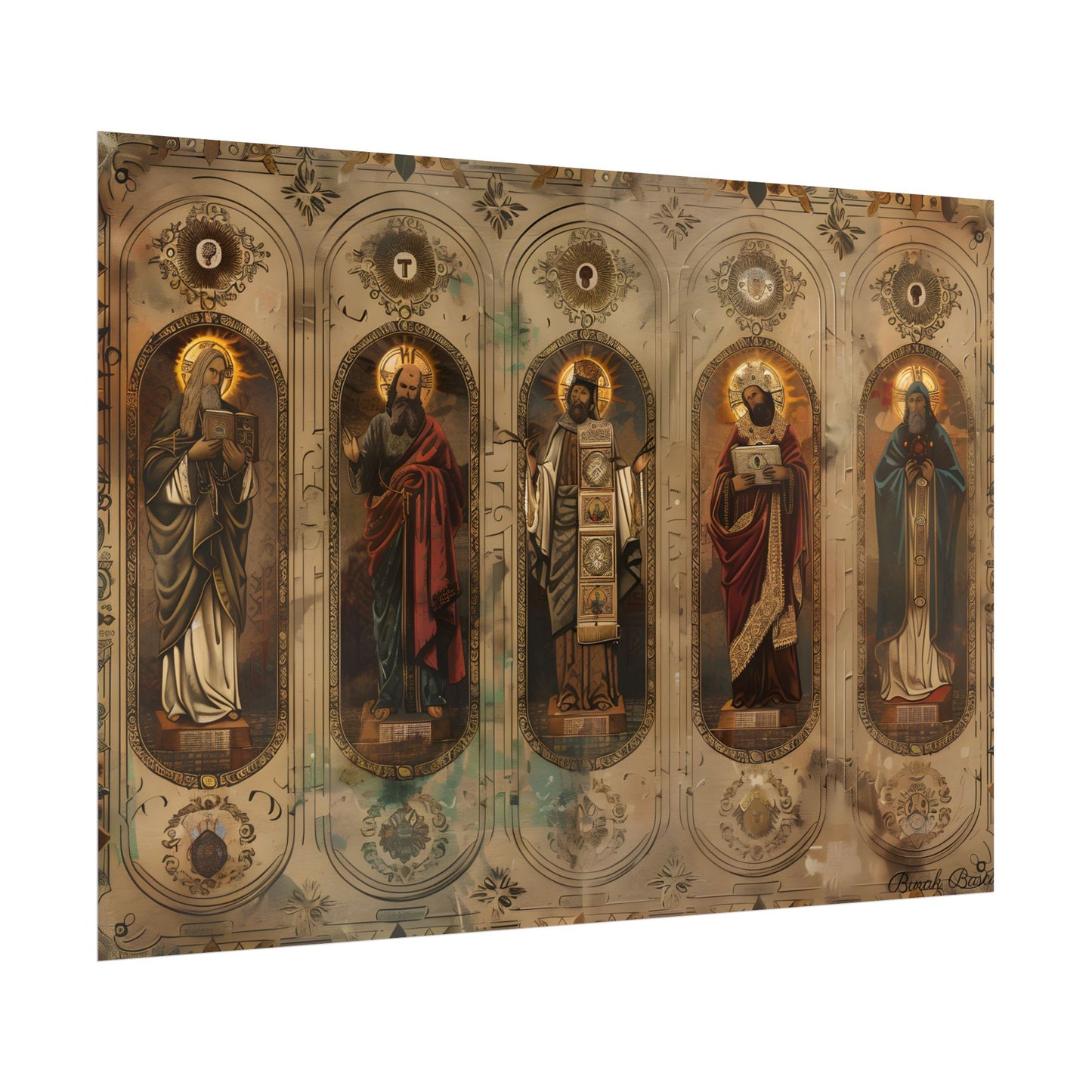 Vintage Biblical Art: Traditional Wisdom Poster - Poster