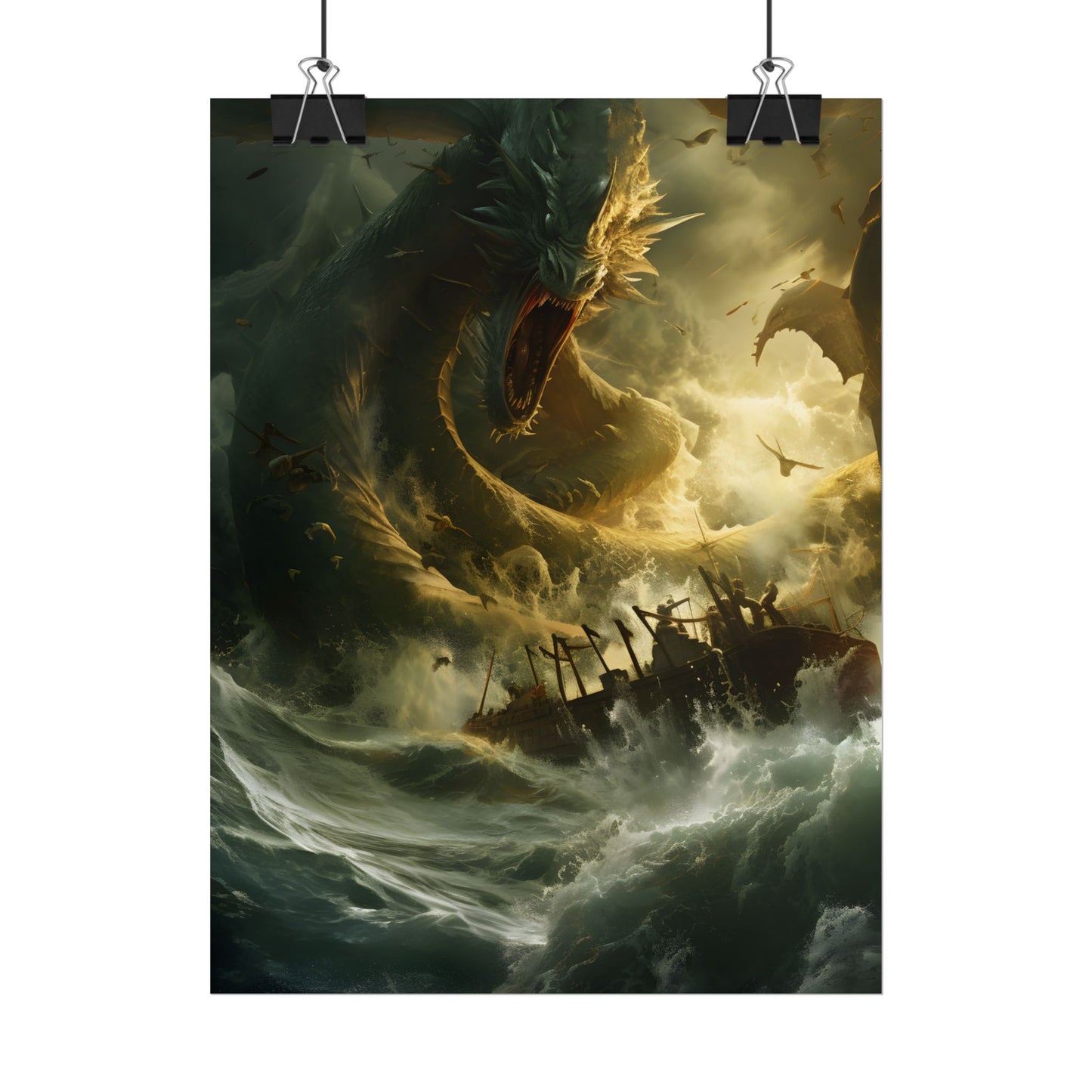 Ancient Mythical Sea Monsters: Fearsome Creatures of Legend - Poster