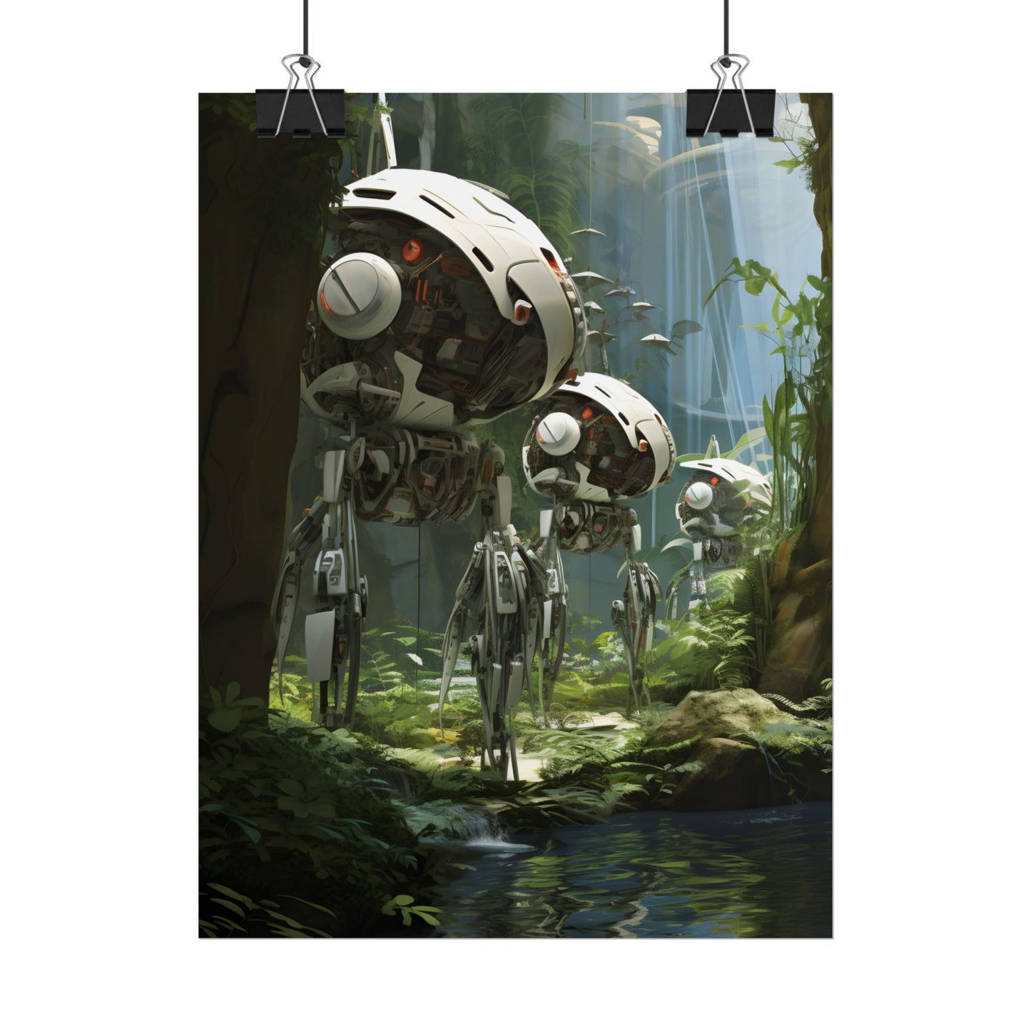 A haven for wildlife, powered by artificial intelligence - Robotic Sanctuary - Poster