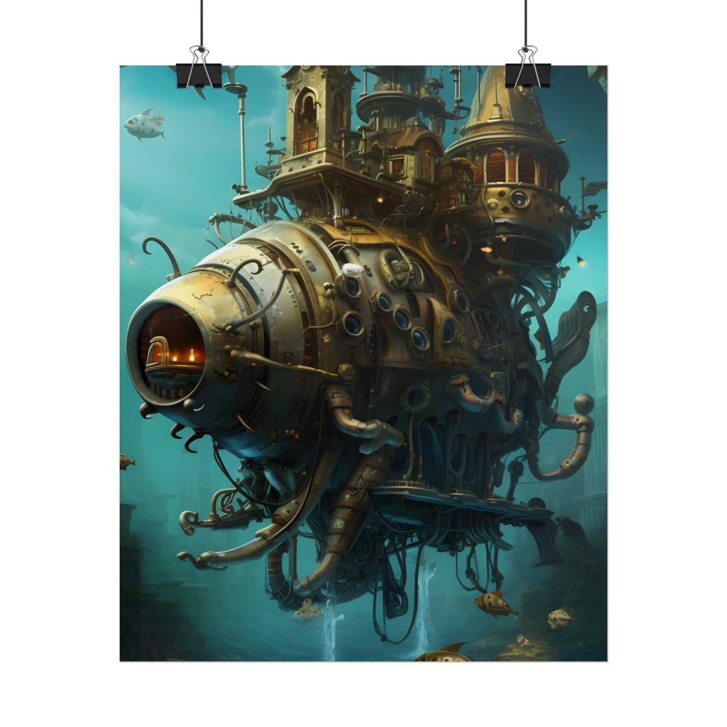 Steampunk Oceanic Adventure: Sailors on the High Seas - Poster
