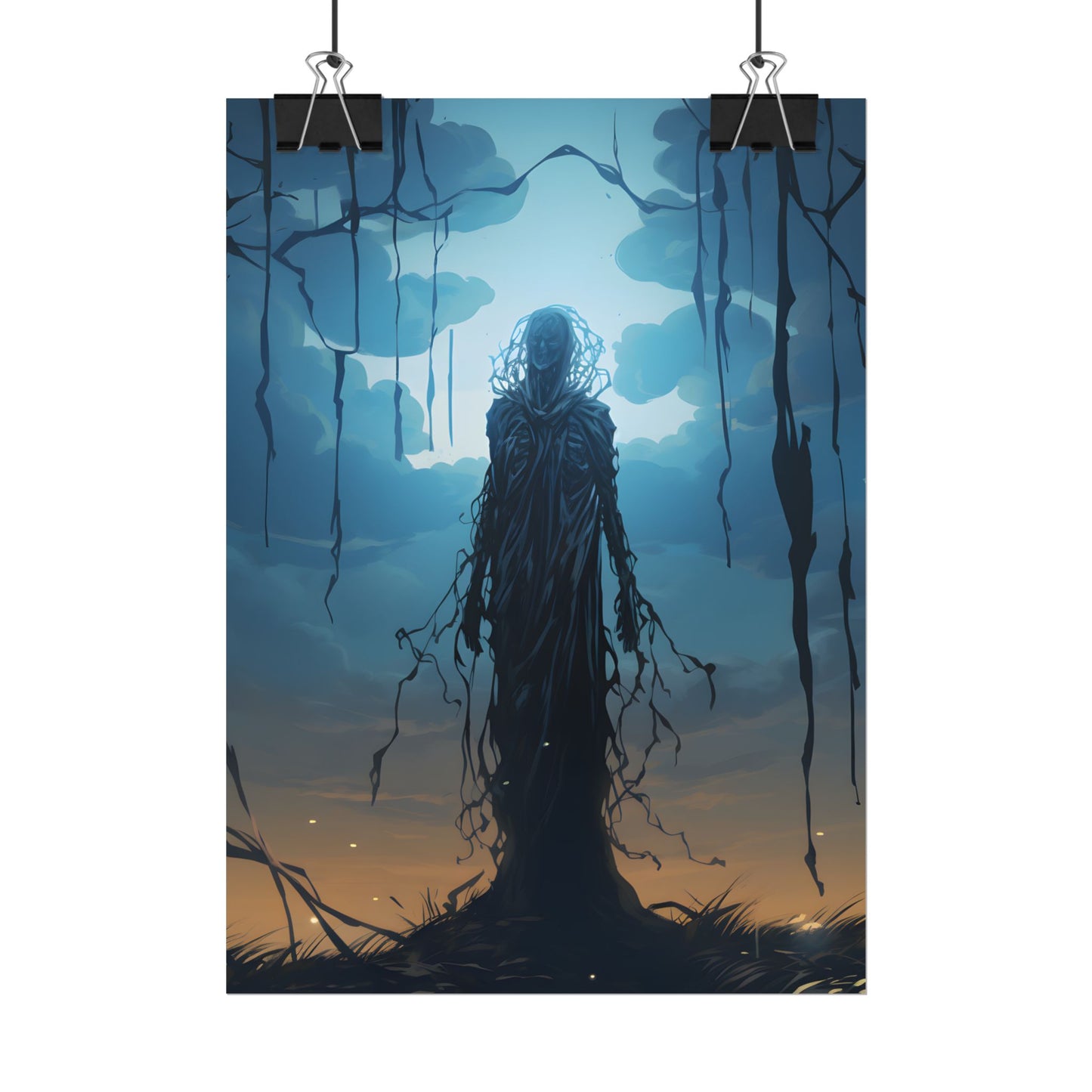 Writing Utensil Artwork: Creative Expression Above Paper - Poster