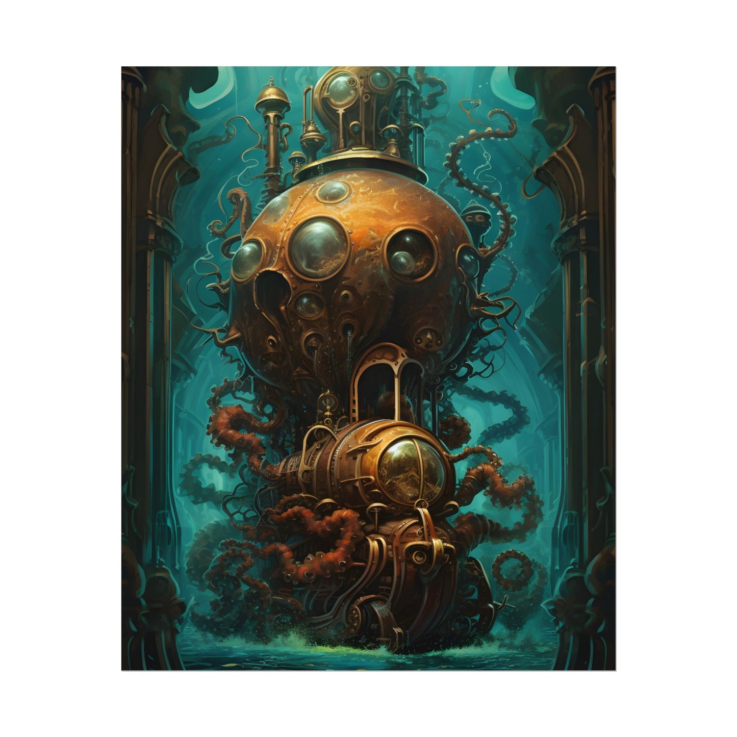 Underwater Steampunk Odyssey: A Captain Nemos Adventure - Poster