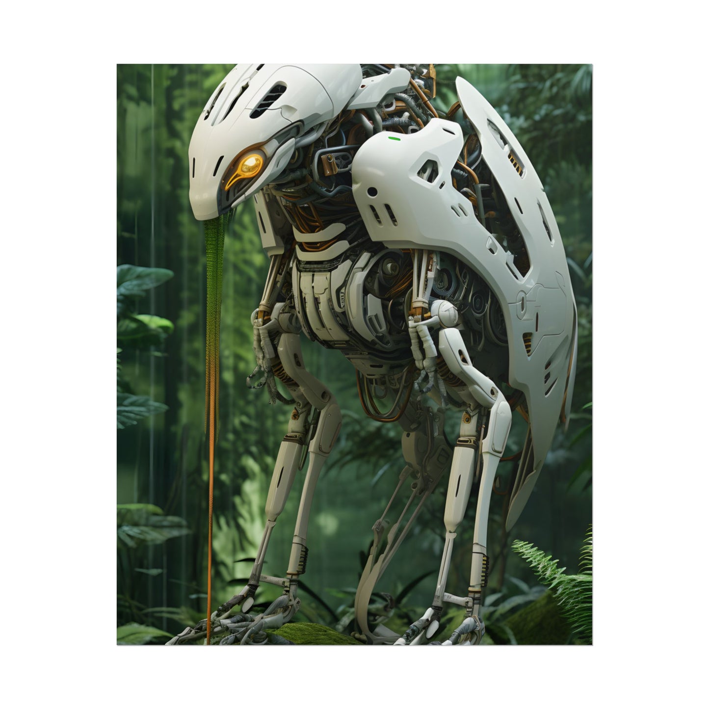 Robotic Wildlife Sanctuary: Six-Legged Creature Oasis - Poster