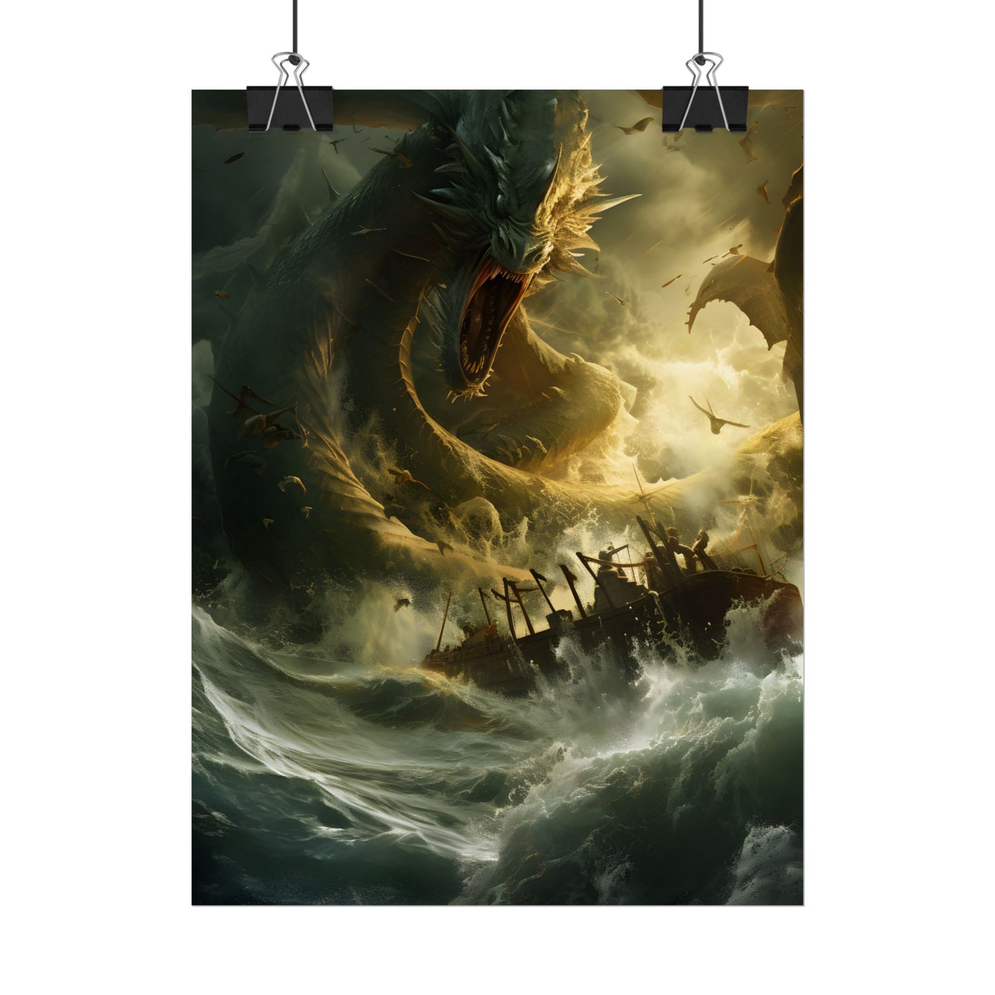 Ancient Mythical Sea Monsters: Fearsome Creatures of Legend - Poster