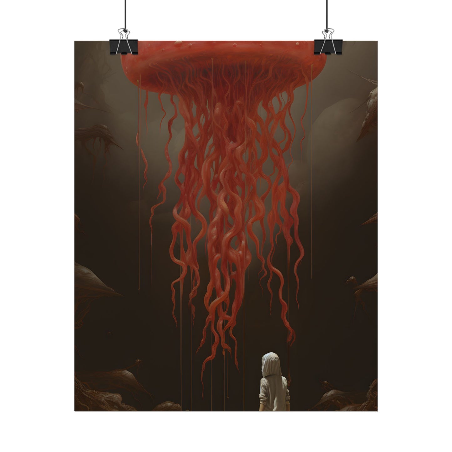 Serious Book Cover Art: Illustrative Masterpiece - Poster
