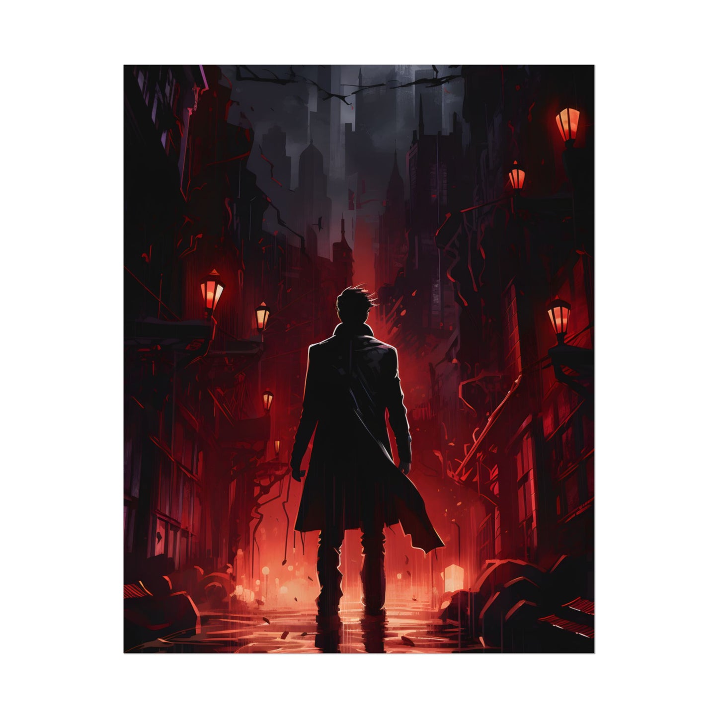 Urban Fantasy Detective: Dark City Mystery - Poster