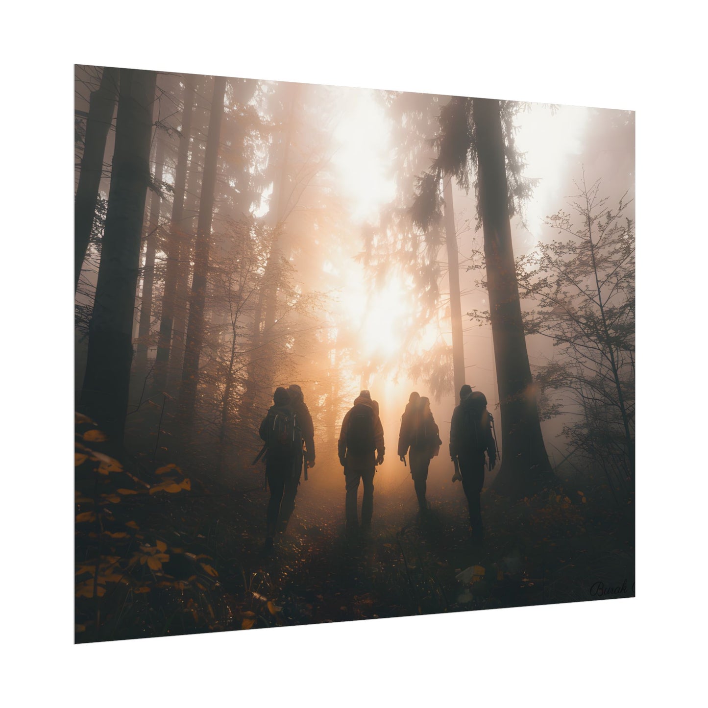 Adventure Through The Mysterious Forest: Group Expedition - Poster