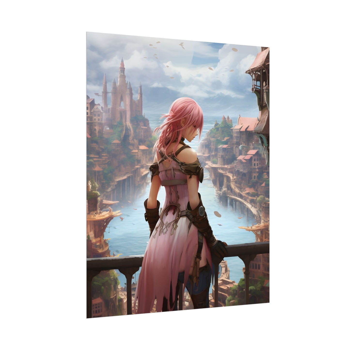 Anime Birds in Flight: Detailed Feathered Friends - Poster