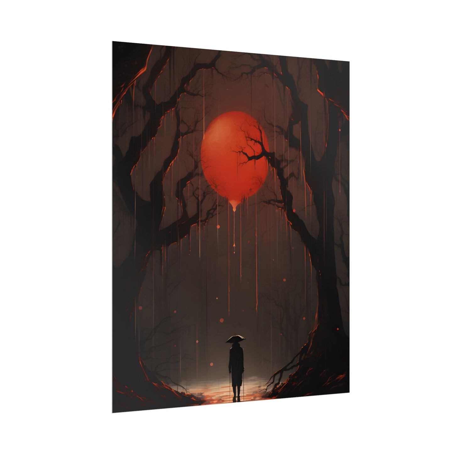 Candid Moment: Intimate Indoor Artwork - Poster
