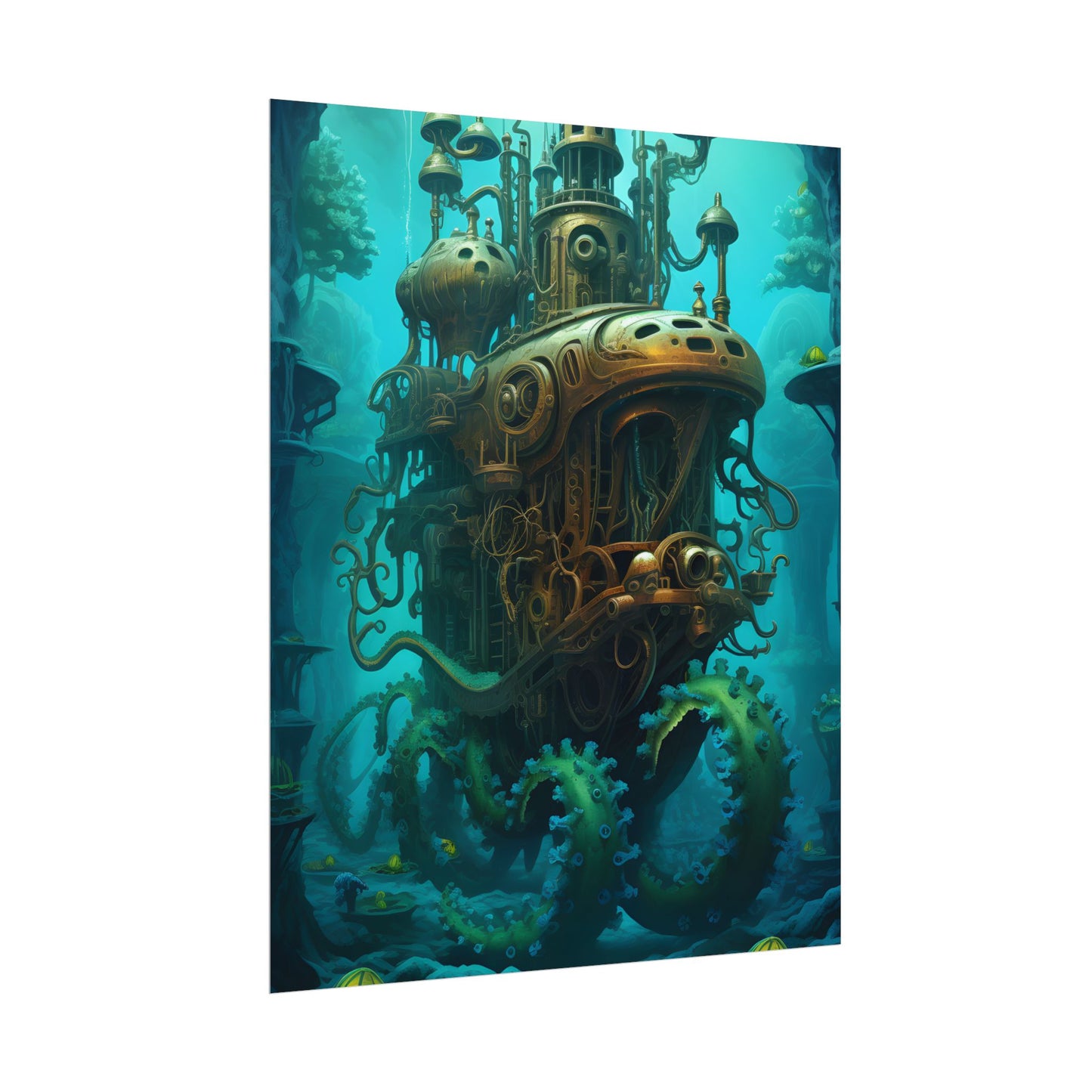 Steampunk Underwater Adventure: Dive into Discovery - Poster