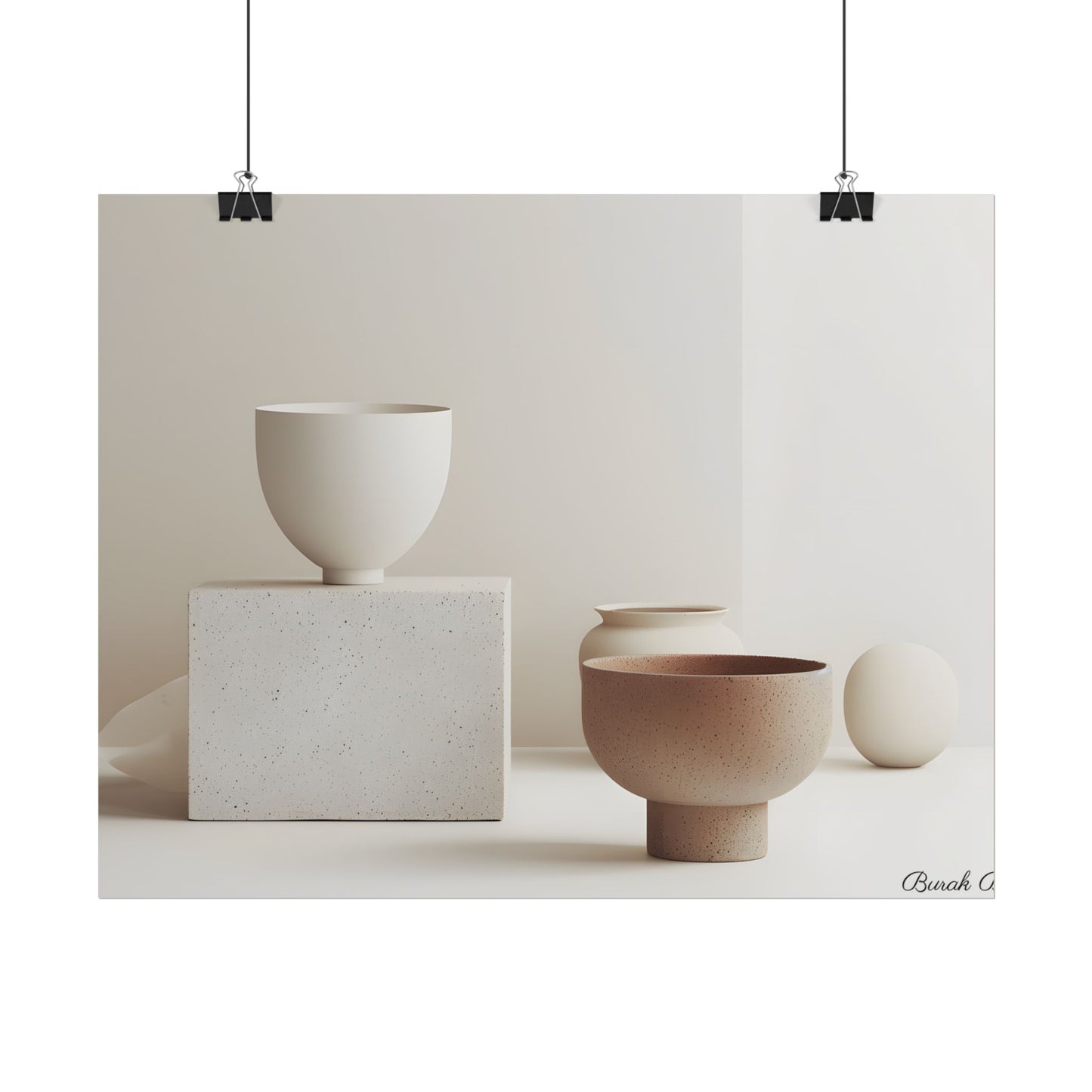 Minimalist Modern Geometry: Artwork Design Product - Poster