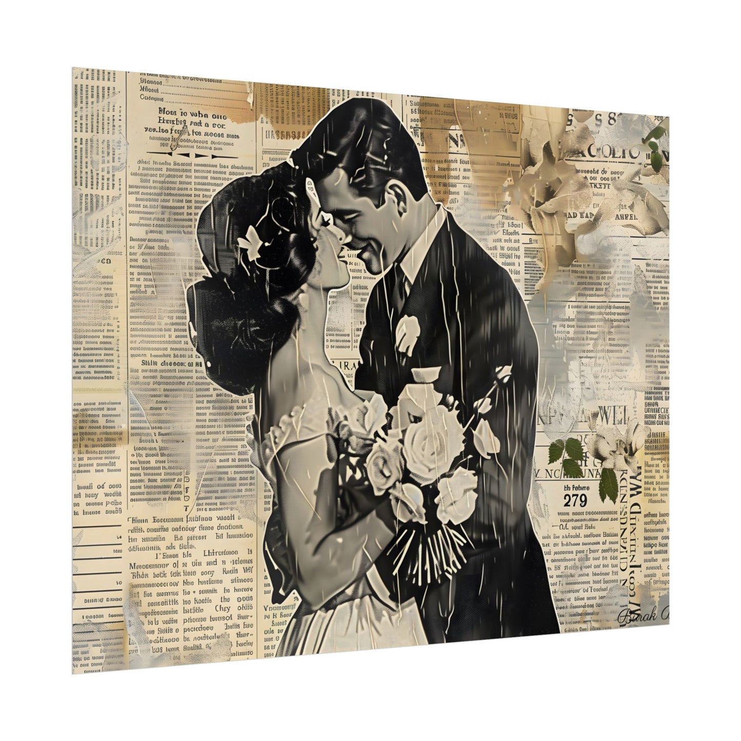 Vintage Romantic Couples: Whispers from the Past - Poster