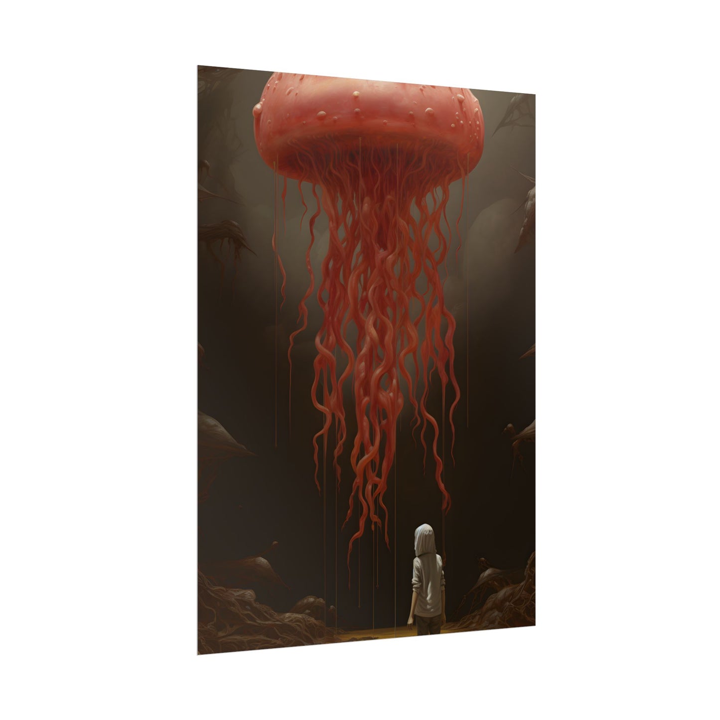 Serious Book Cover Art: Illustrative Masterpiece - Poster