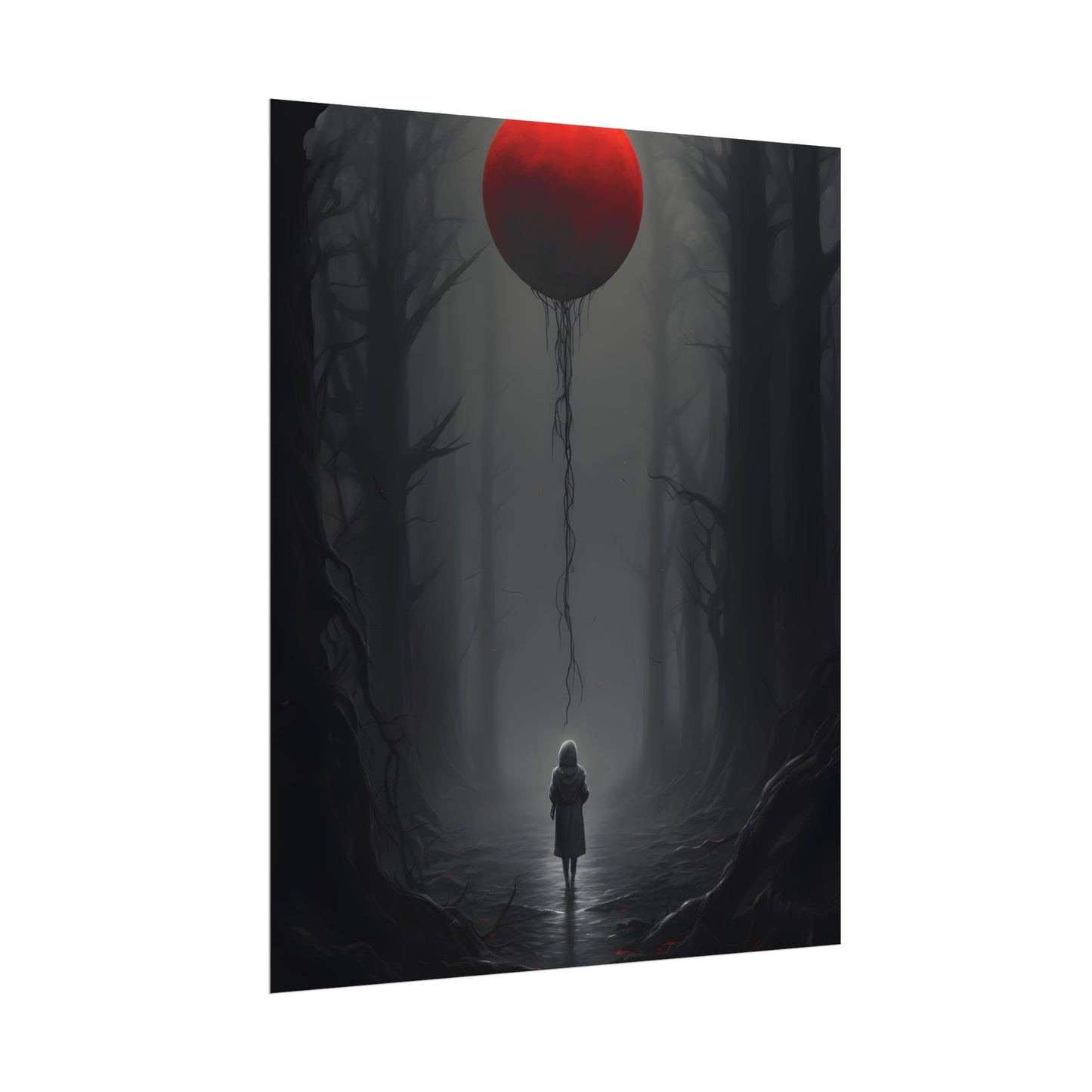 Youthful Moment: A Young Man in Nature's Outdoors - Poster