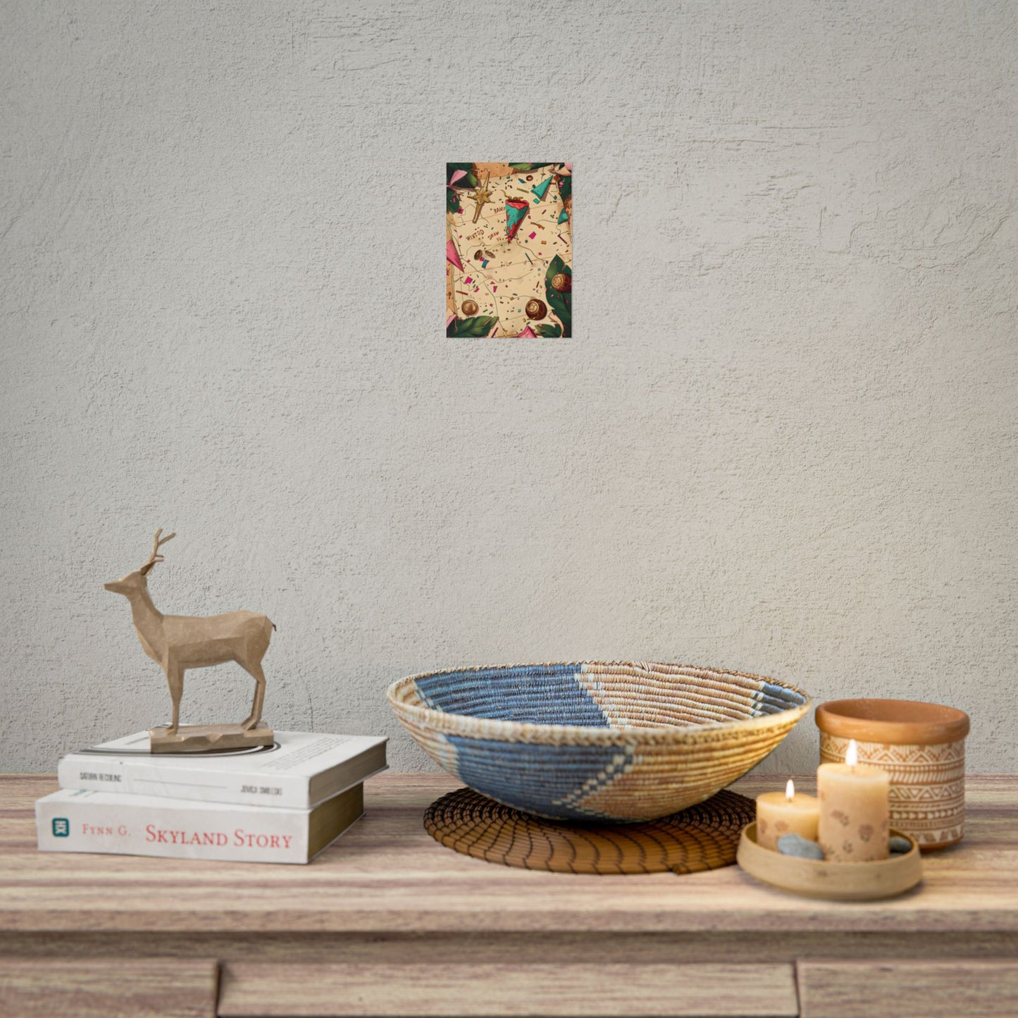 Whimsical Portrait with a Large Nose - Poster