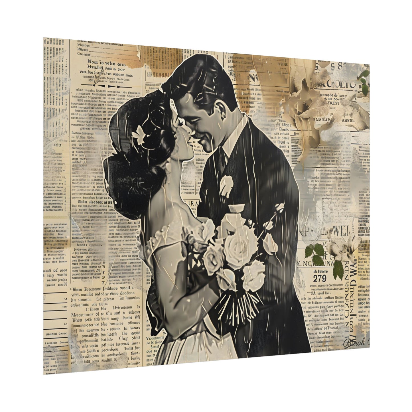 Vintage Romantic Couples: Whispers from the Past - Poster