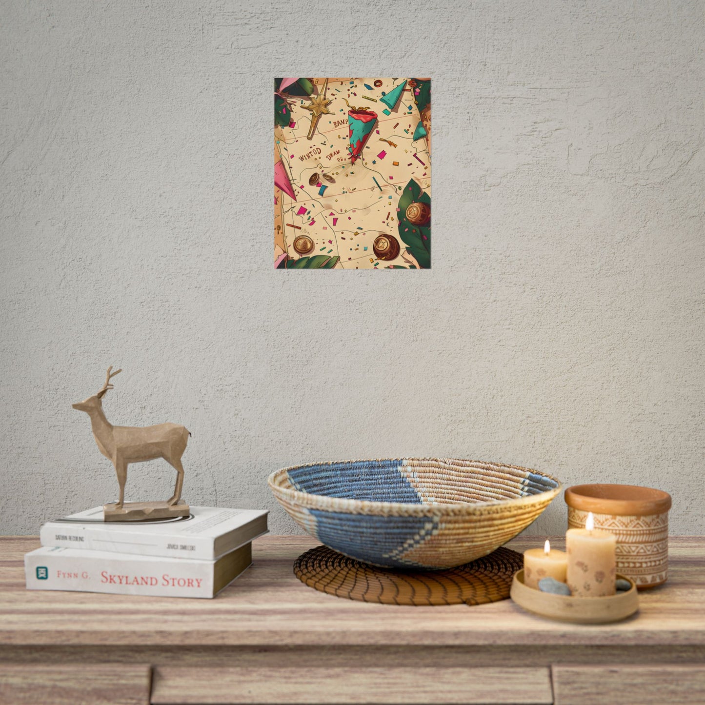 Whimsical Portrait with a Large Nose - Poster