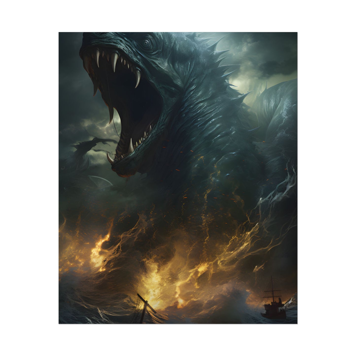 Ancient Sea Monsters: Mythical Creatures of Legend - Poster