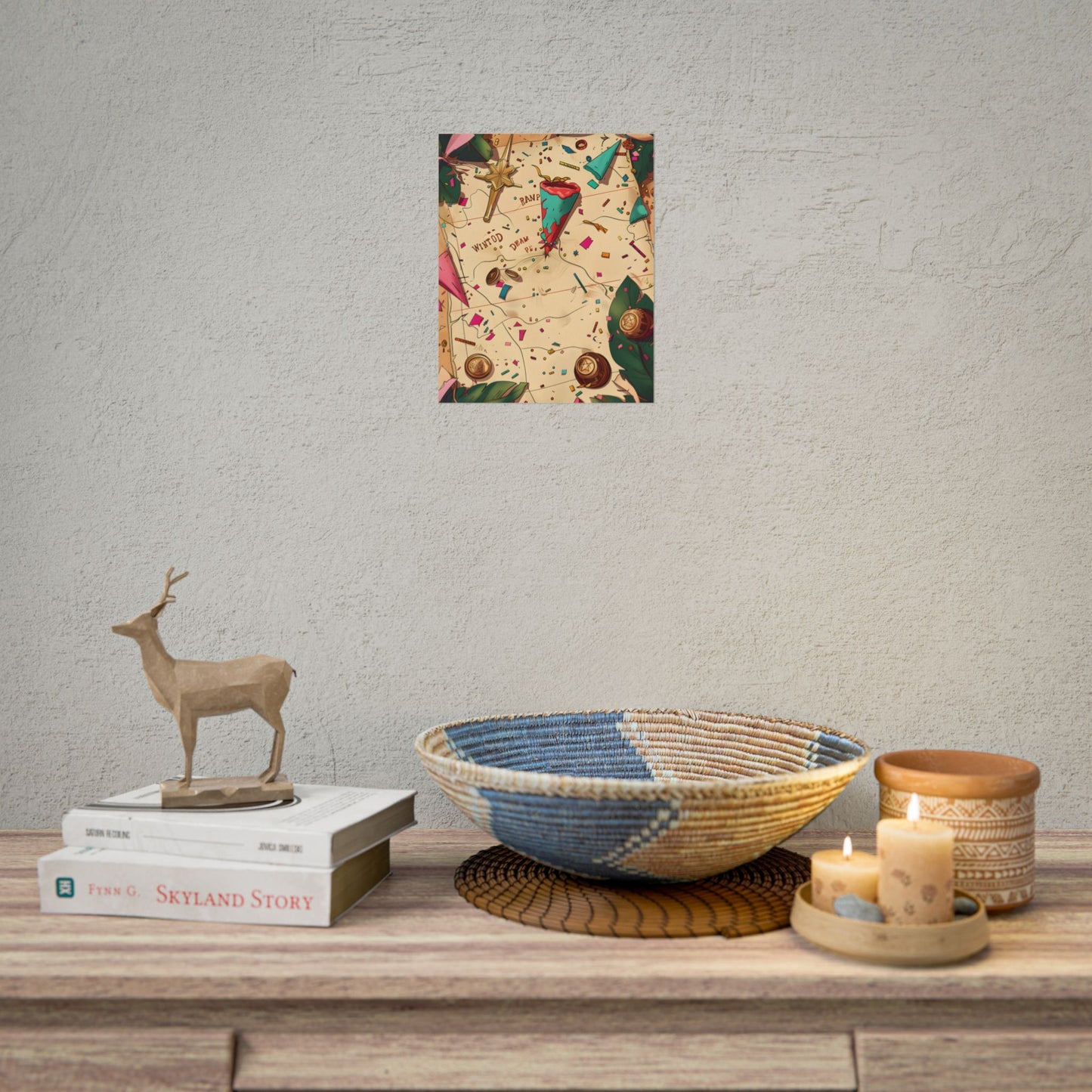 Whimsical Portrait with a Large Nose - Poster