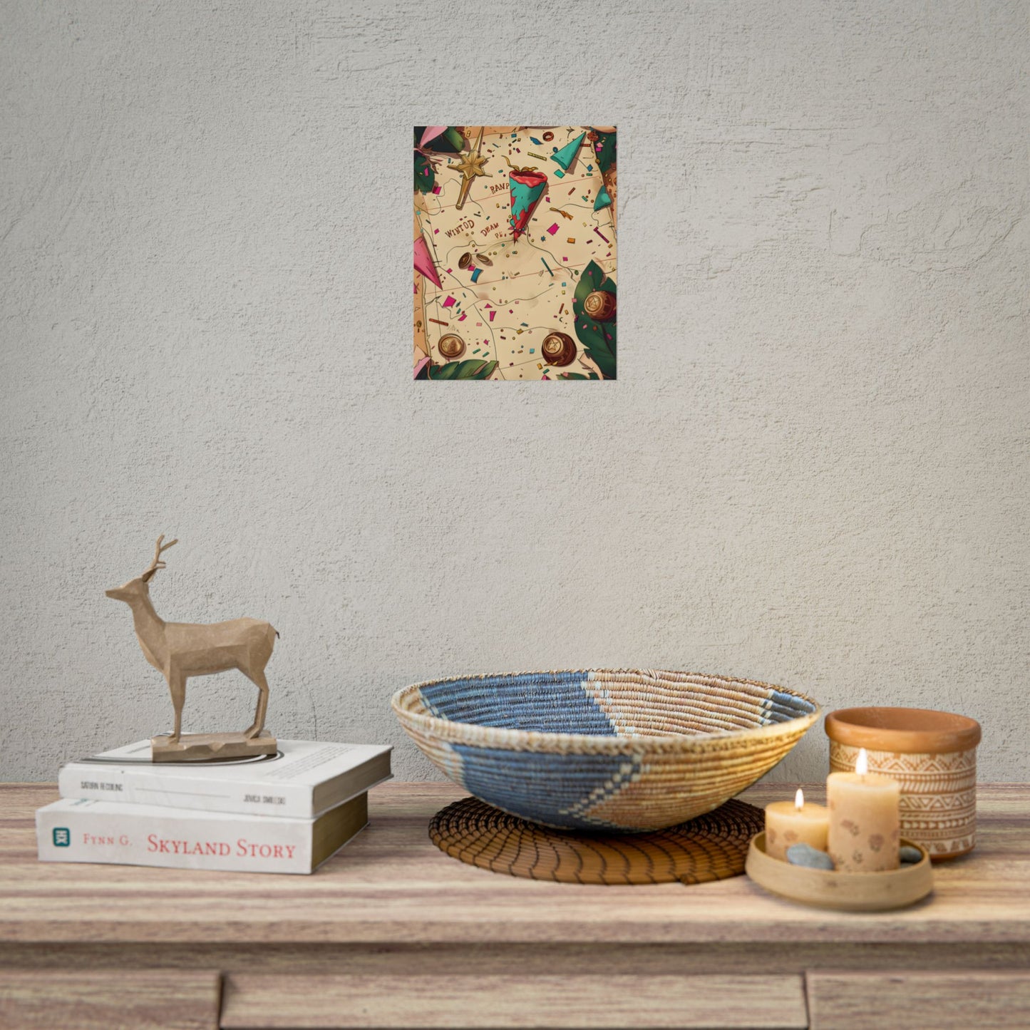 Whimsical Portrait with a Large Nose - Poster