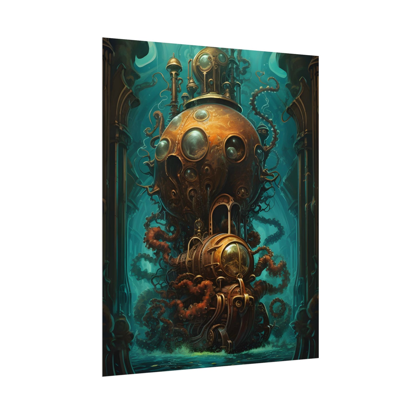 Underwater Steampunk Odyssey: A Captain Nemos Adventure - Poster