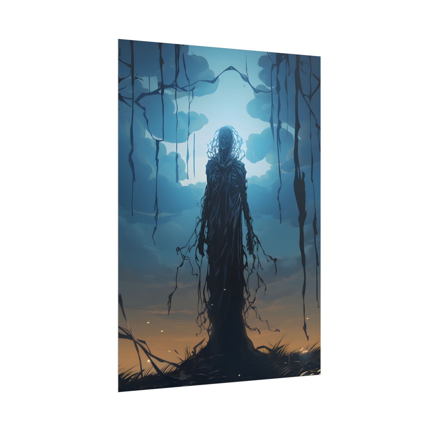 Writing Utensil Artwork: Creative Expression Above Paper - Poster
