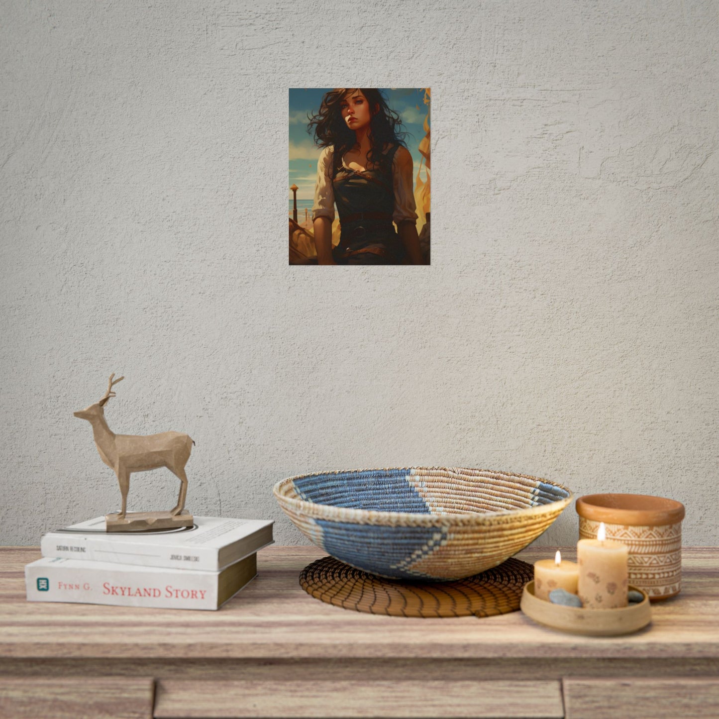 Casual Outdoor Moment: Person in Natural Setting - Poster