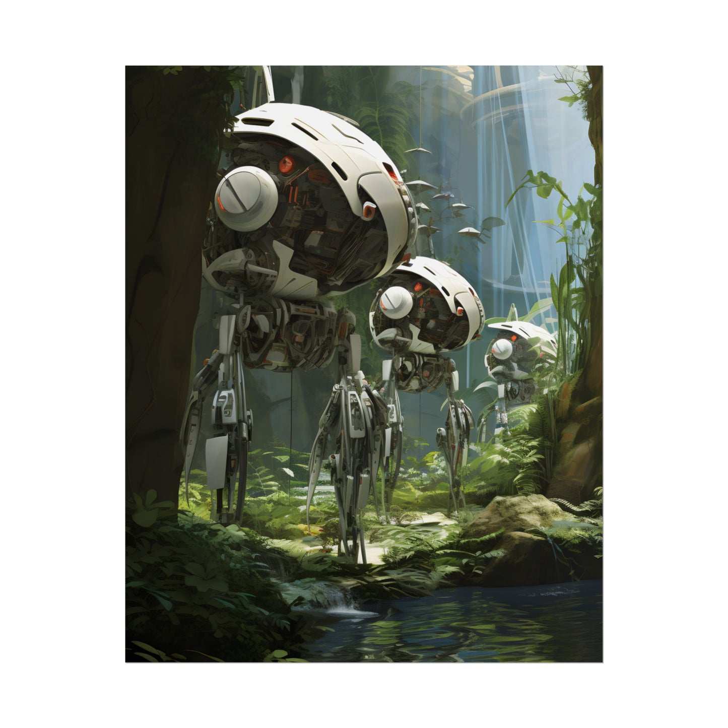 A haven for wildlife, powered by artificial intelligence - Robotic Sanctuary - Poster