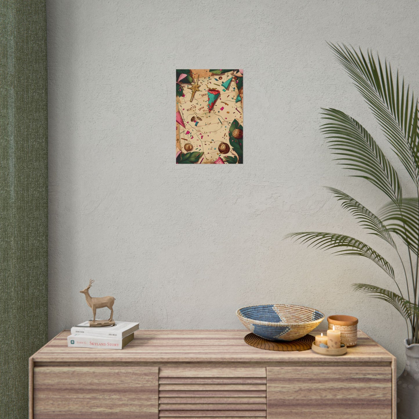 Whimsical Portrait with a Large Nose - Poster