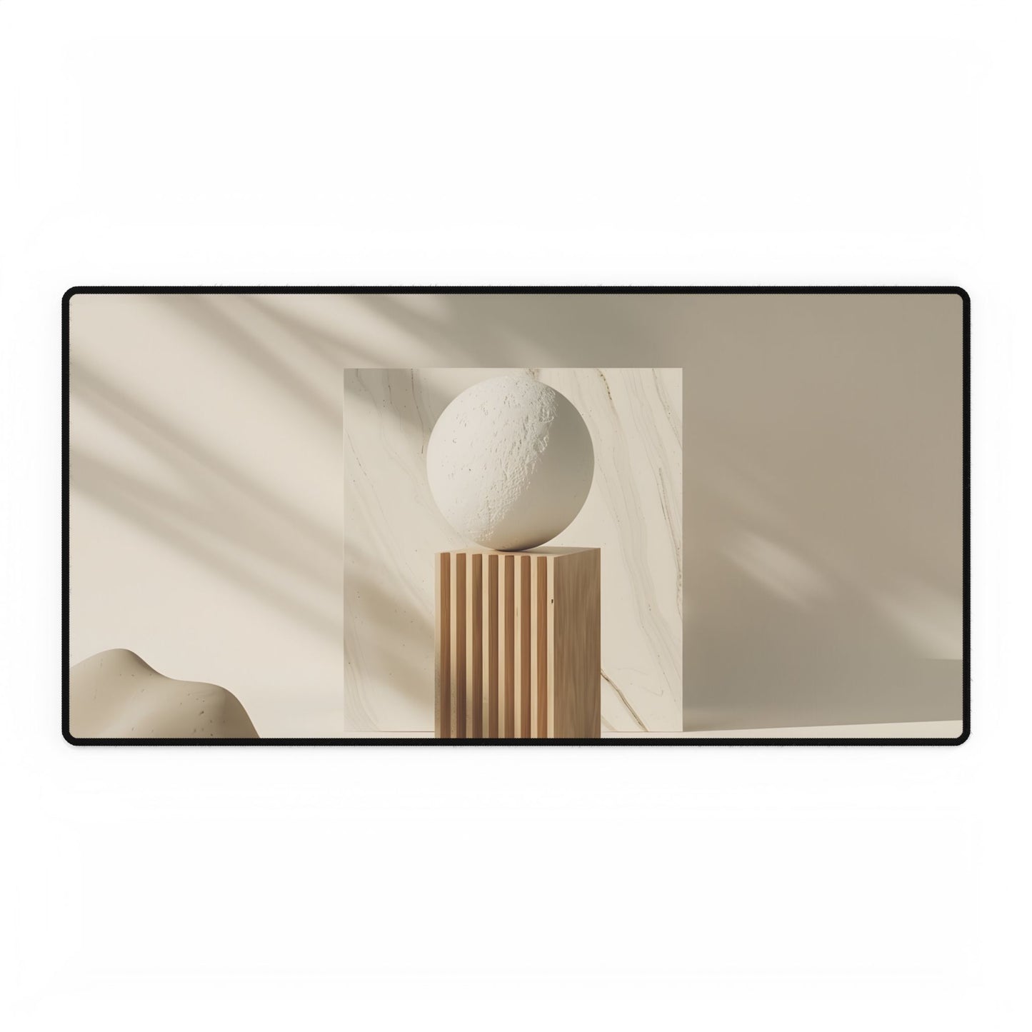 Minimalist Product Design: L Bold Lettering Art - Desk Mat